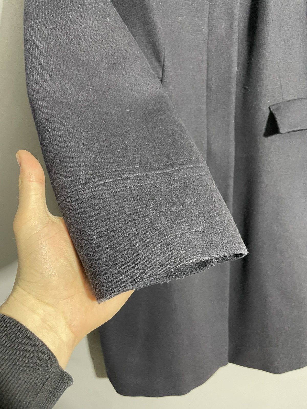Gimo's Gimo’s Wool Cashmere Fur Men’s coat size 50 Navy Blue Size US M / EU 48-50 / 2 - 4 Thumbnail