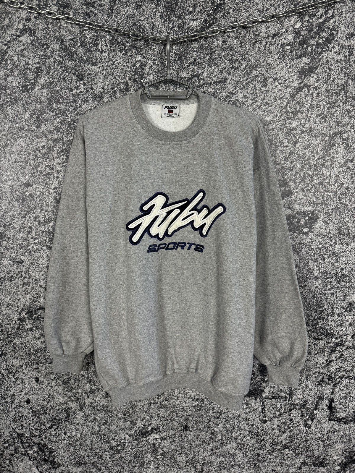 Fubu FUBU Sport Vintage Sweatshirt Embroidered Big Logo Y2K XXL Size US XXL / EU 58 / 5 - 1 Thumbnail