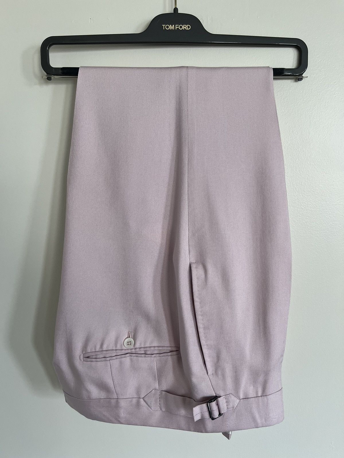 Tom Ford 3K silk/rayon single-pleat trousers, IT52, worn x 4 Size US 36 / EU 52 - 8 Thumbnail
