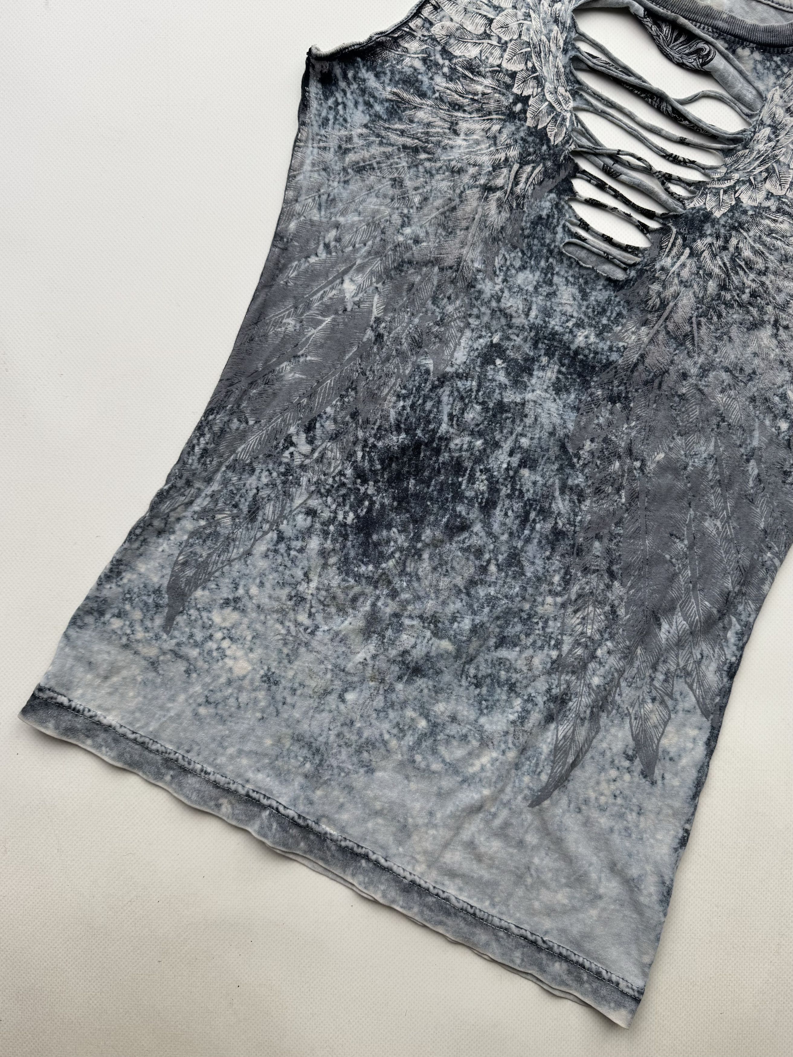 Affliction Affliction Vintage Distressed Tank Top (375) Size S / US 4 / IT 40 - 3 Thumbnail