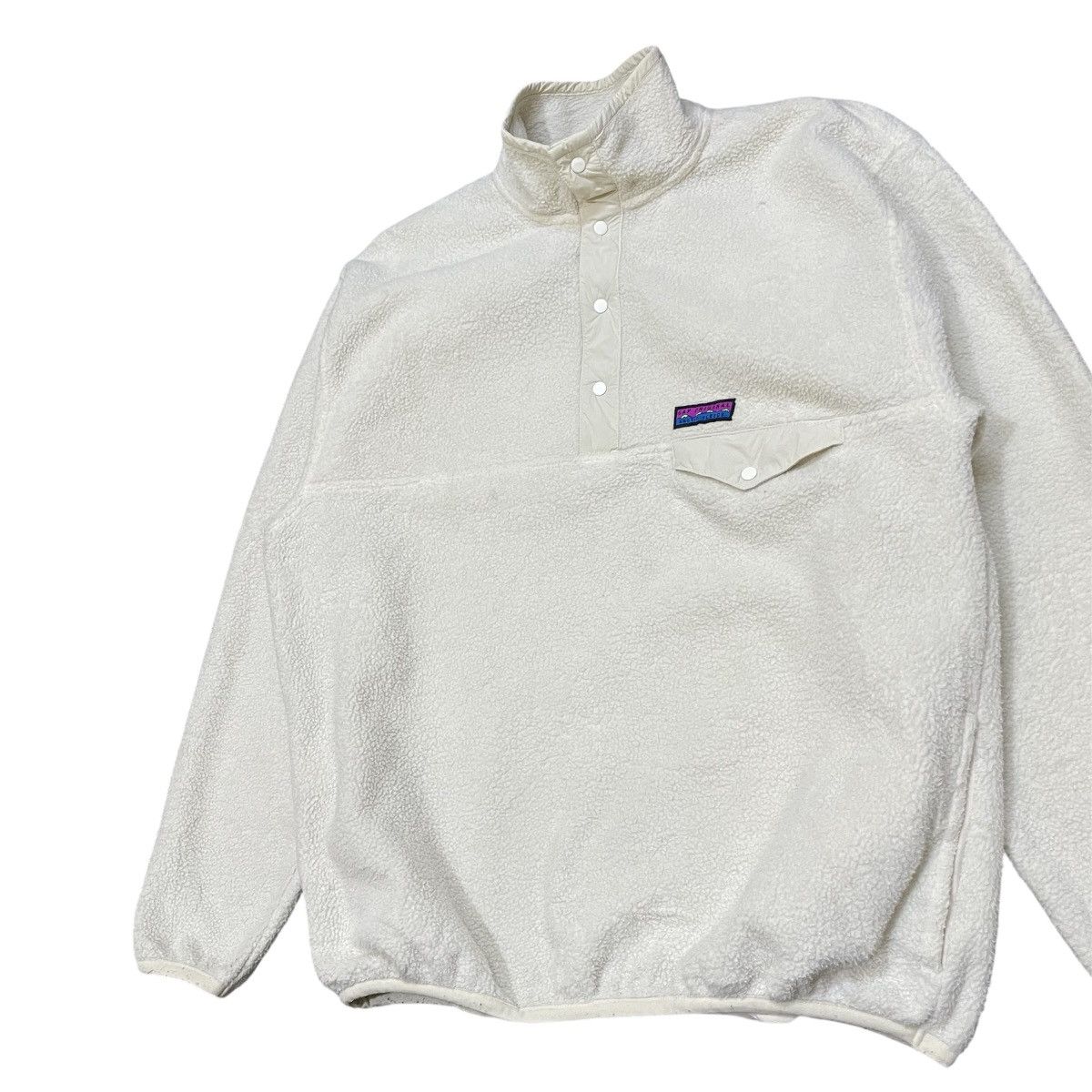 Gap GAP Artic Fleece Reissue Boxy White size M Snap Button Size US M / EU 48-50 / 2 - 2 Thumbnail