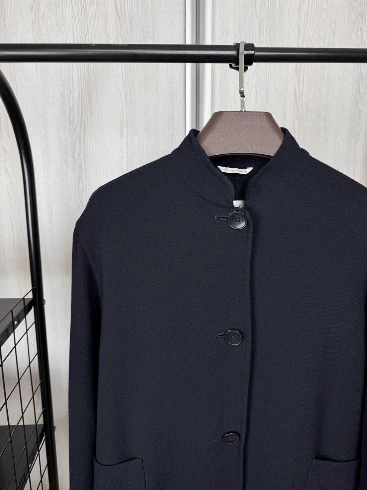 Max Mara Max Mara midnight blue shirt-style wool coat Size M / US 6-8 / IT 42-44 - 3 Thumbnail