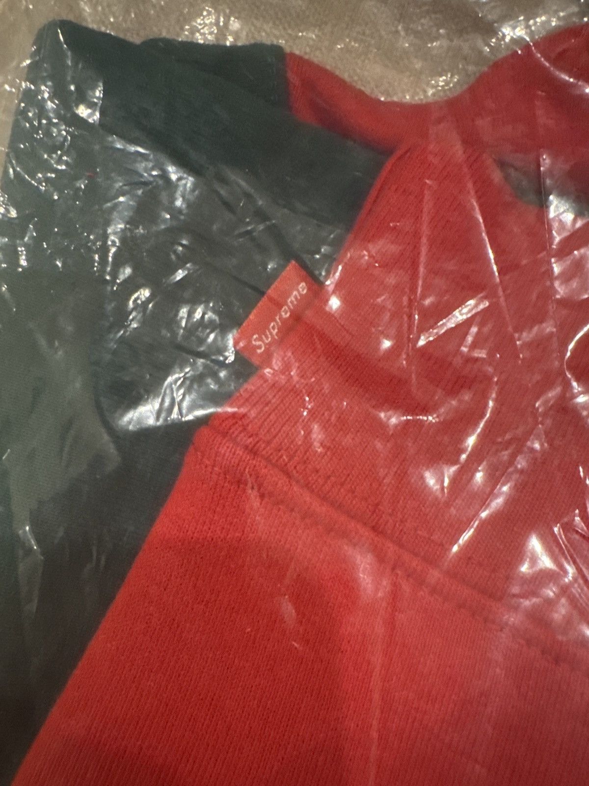 Supreme Supreme S Logo Colorblocked Hooded Sweatshirt Red size M Size US M / EU 48-50 / 2 - 4 Thumbnail