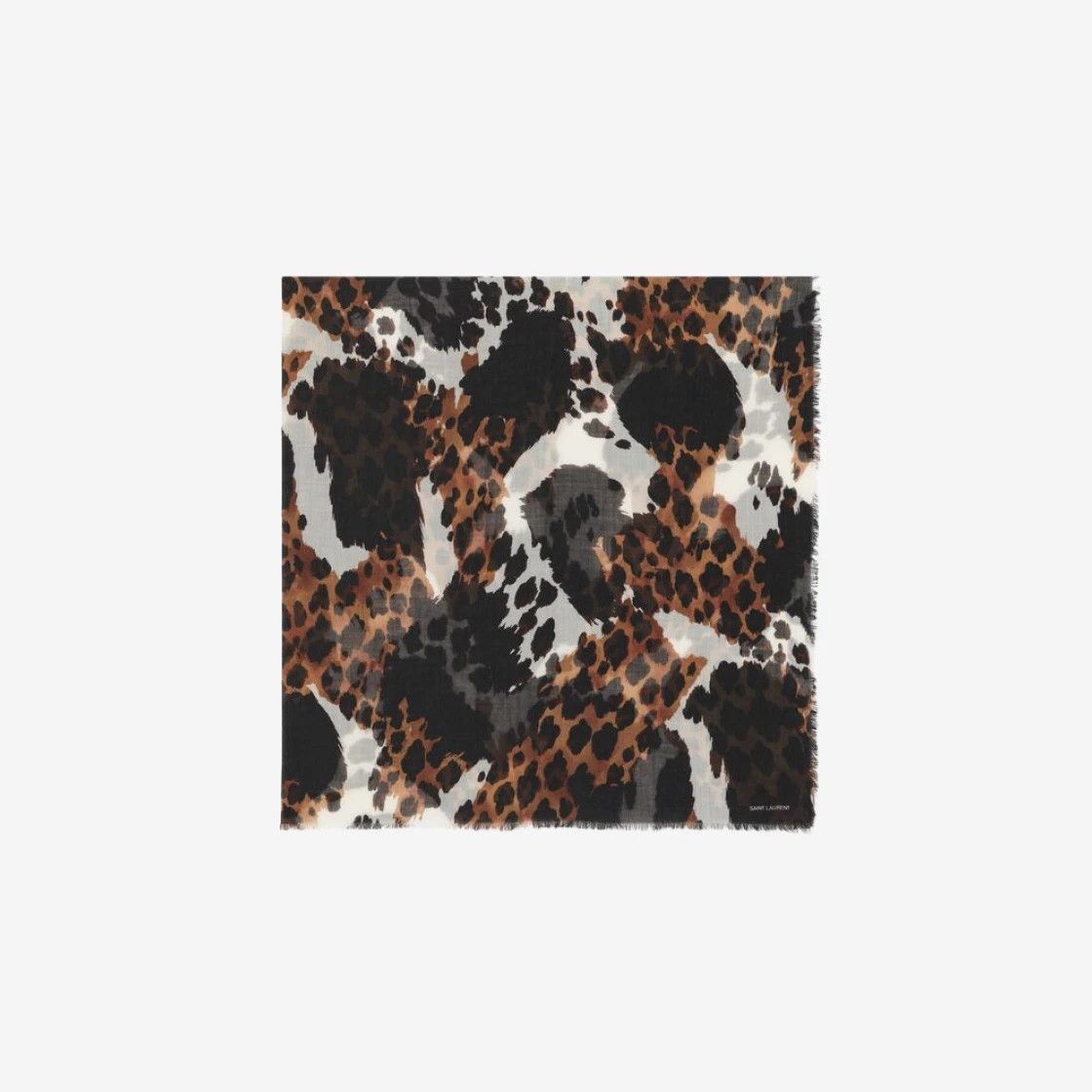 Saint Laurent Paris o1s1wg110824 Size: OS / Square Scarf Wool Etamine Multicolor Size ONE SIZE - 1 Preview