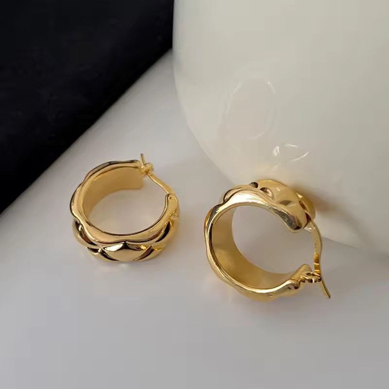 Sterling Silver 925 Sterling Silver Needle Micropaved Hoop Earrings Size ONE SIZE - 2 Thumbnail