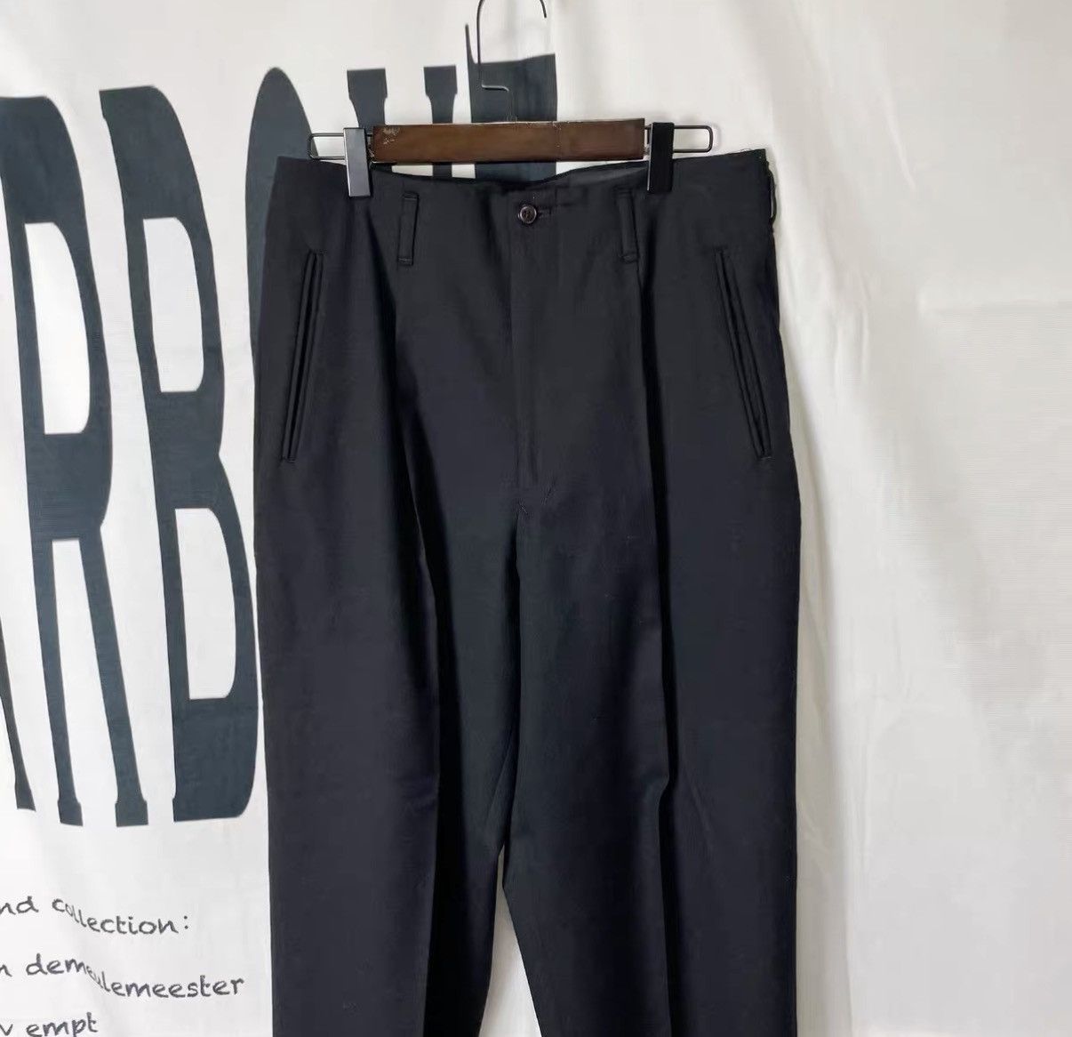 Jean Paul Gaultier Jean Paul Gaultier Draped Wool Trousers with Crease J29 Size US 34 / EU 50 - 2 Thumbnail
