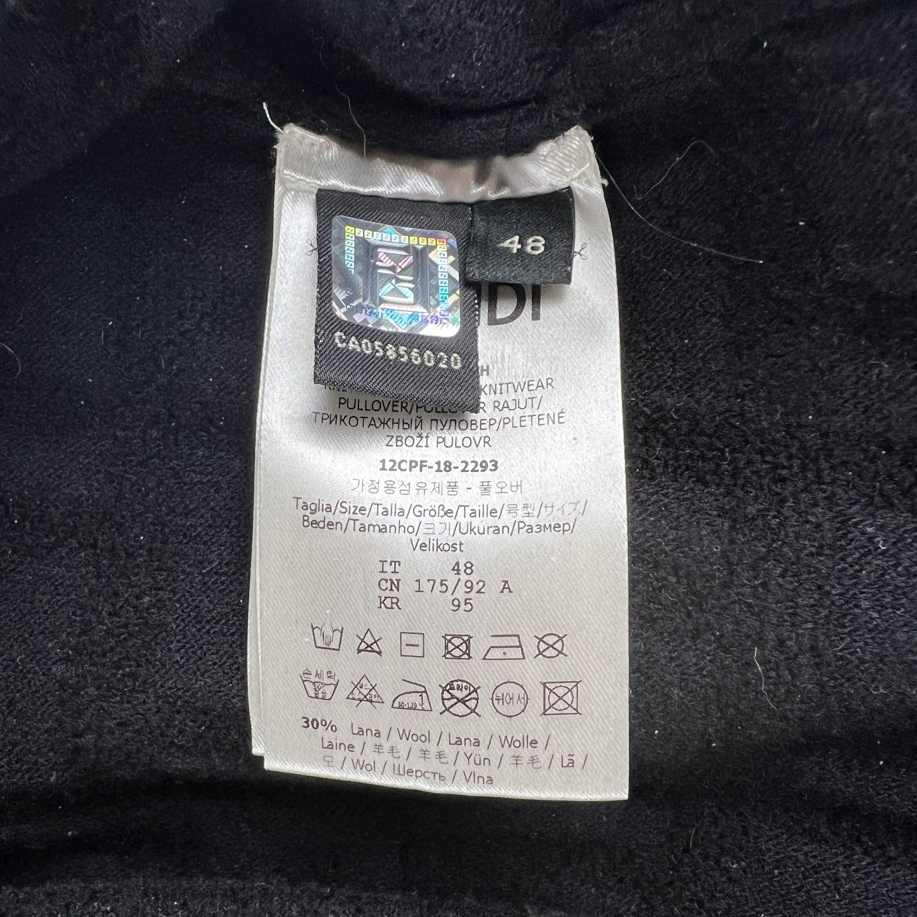 Fendi Fendi Logo Knit Sweater Size US M / EU 48-50 / 2 - 5 Thumbnail
