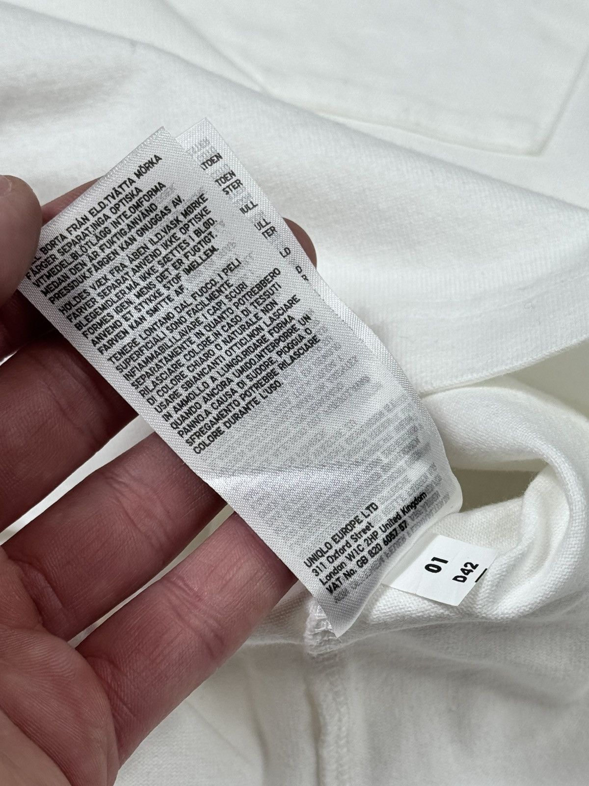 Uniqlo Uniqlo Cotton Longsleeve Shirt with Pocket unisex Size US XS / EU 42 / 0 - 6 Thumbnail