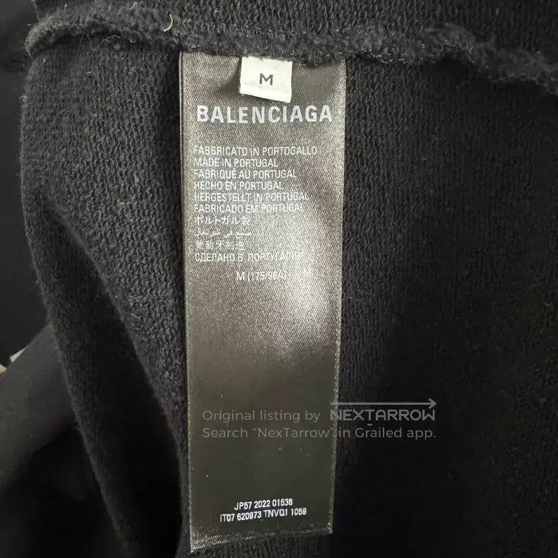 Balenciaga Balenciaga Black Graffiti Splatter Letter Hoodie M Size US M / EU 48-50 / 2 - 4 Thumbnail