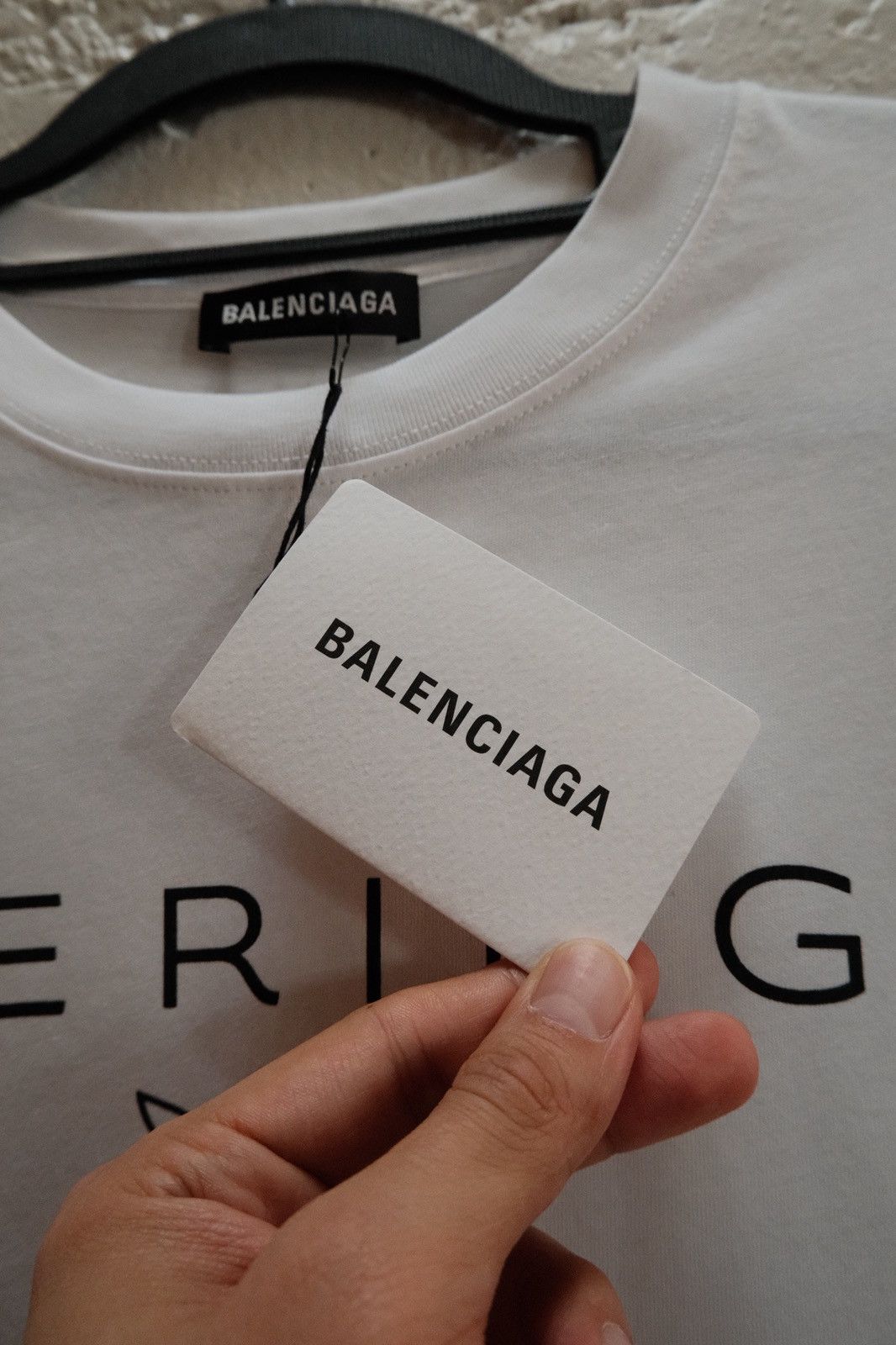 Balenciaga SS17 White Kering Tshirt Size US L / EU 52-54 / 3 - 5 Thumbnail