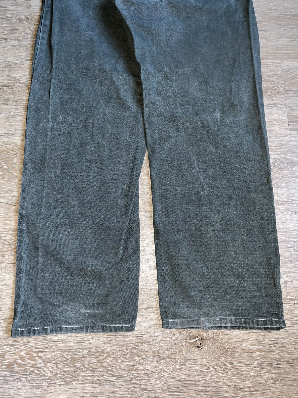 Levi's × Vintage Crazy Vintage 90’s Baggy Skater Wide Leg Green Levi’s Jeans Size US 38 / EU 54 - 3 Thumbnail