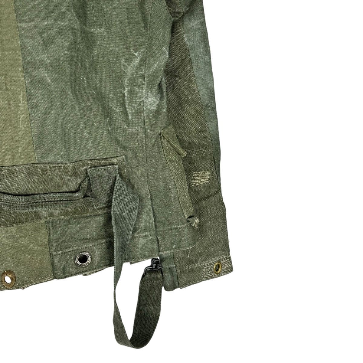 Greg Lauren ☀️GREG LAUREN LINEN DUFFLE MILITARY JACKET Size US S / EU 44-46 / 1 - 14 Thumbnail