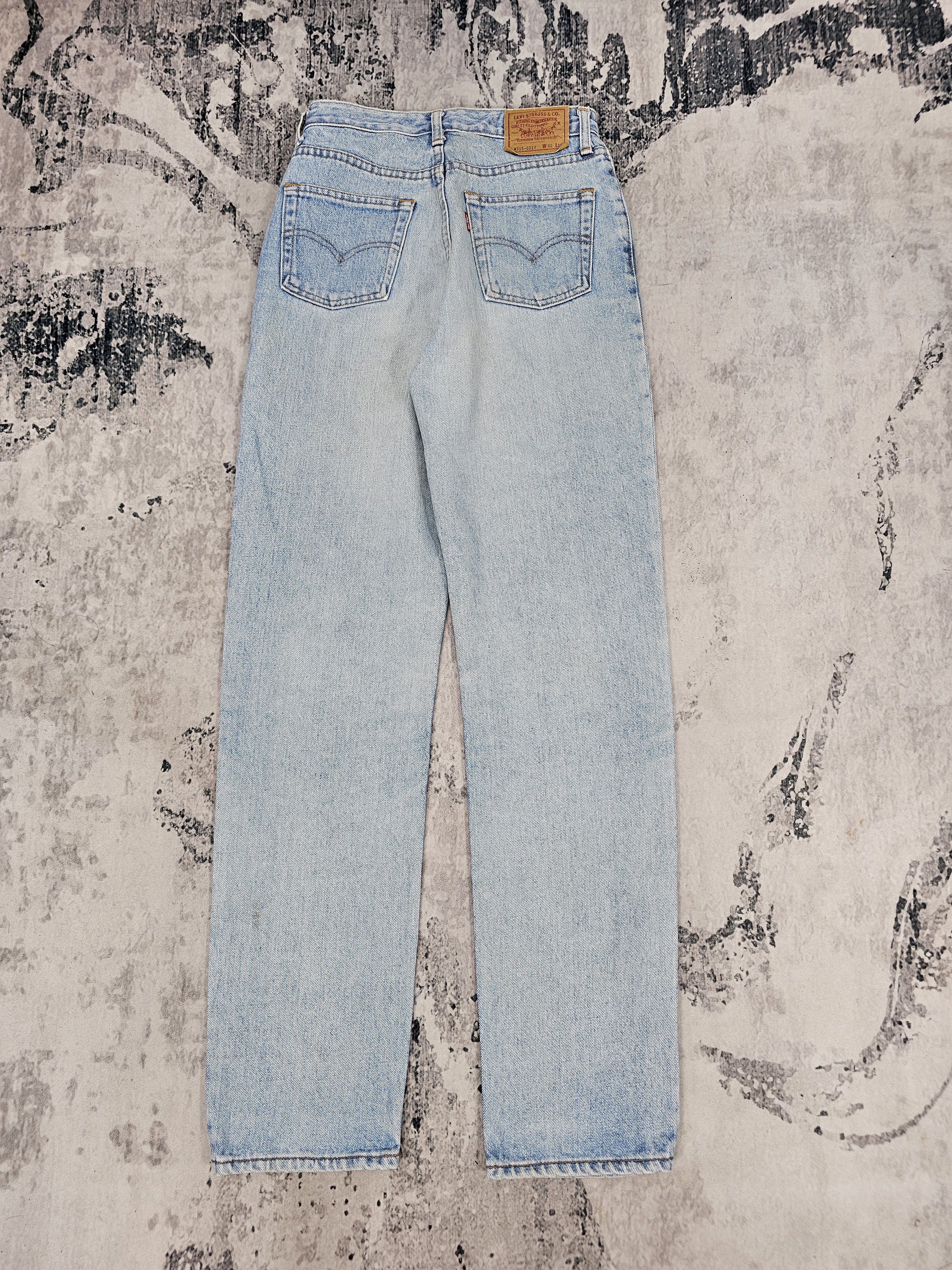 Levi's Vintage Clothing Vtg LEVIS W515 0227 Faded Light Blue High Rise Jeans L0559 Size US 26 / EU 42 - 2 Thumbnail