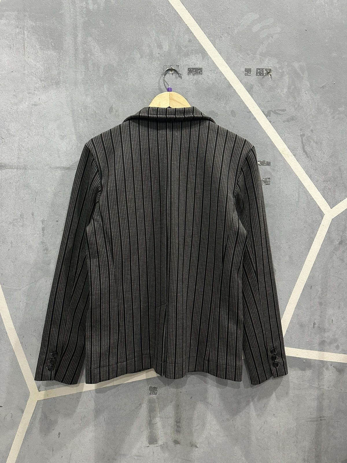 BERNINGS SHO Bernings Sho Stripe Blazer Size L / US 10 / IT 46 - 11 Thumbnail