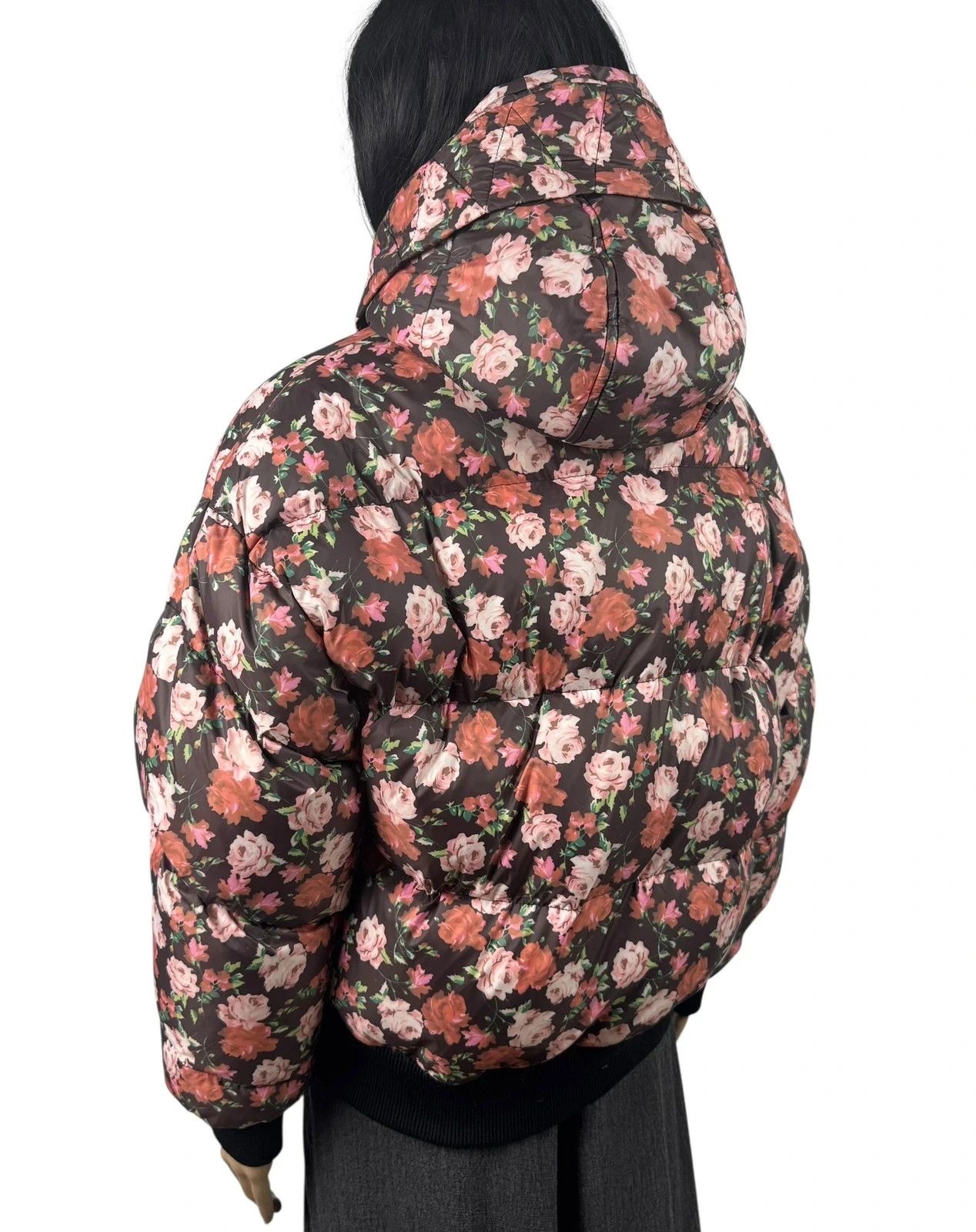 The Kooples The Kooples Down Puffer Jacket Full Printed Floral size 1 Size S / US 4 / IT 40 - 6 Thumbnail