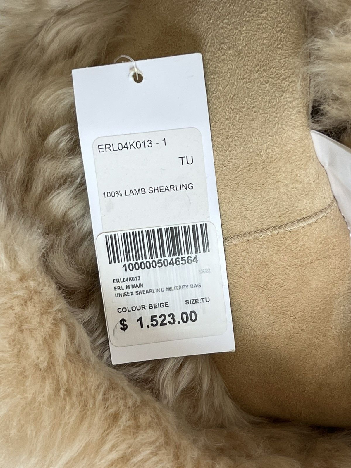 ERL RARE ERL Sherling Fur Oversized Bag Size ONE SIZE - 14 Thumbnail