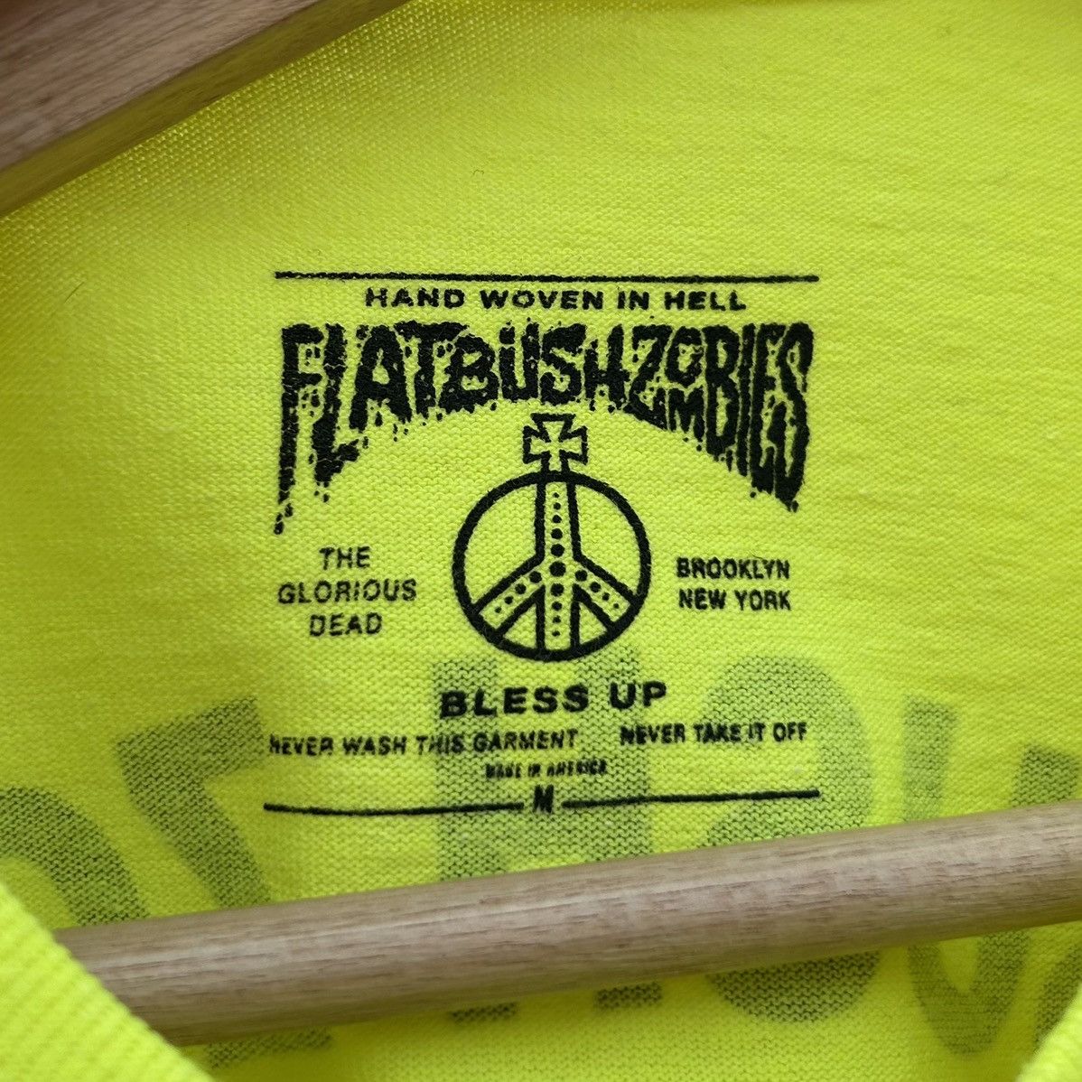 Flatbush Zombies Flatbush Zombies 2016 Eurotrip Tour Tee Neon Yellow M Size US M / EU 48-50 / 2 - 6 Thumbnail