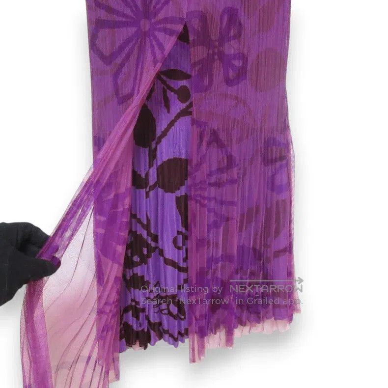 Issey Miyake Issey Miyake Purple Short Sleeve Size M / US 6-8 / IT 42-44 - 5 Thumbnail