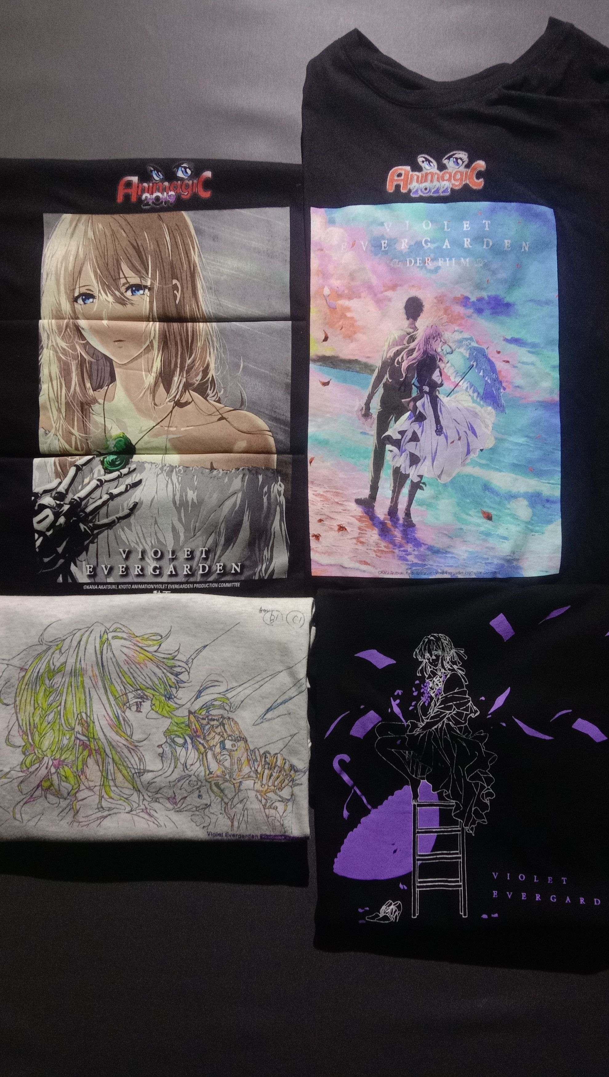 Anime Tshirt Animagic Violet Evergarden 2019 Tシャツ ヴァイオレット・エヴァーガーデン Size US XL / EU 56 / 4 - 1 Thumbnail
