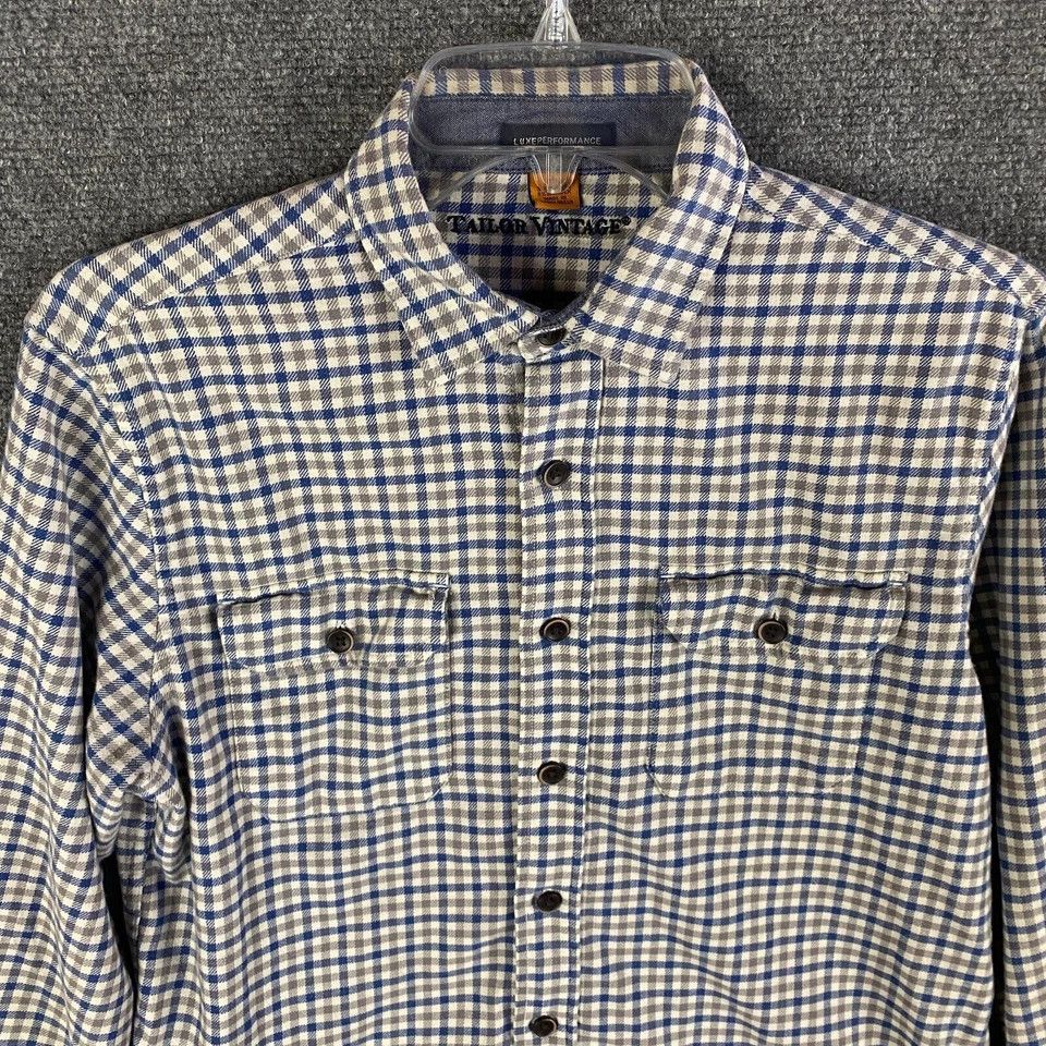 Other Tailor Vintage Flannel Shirt Men's Small Button Up Cotton Size US S / EU 44-46 / 1 - 2 Thumbnail