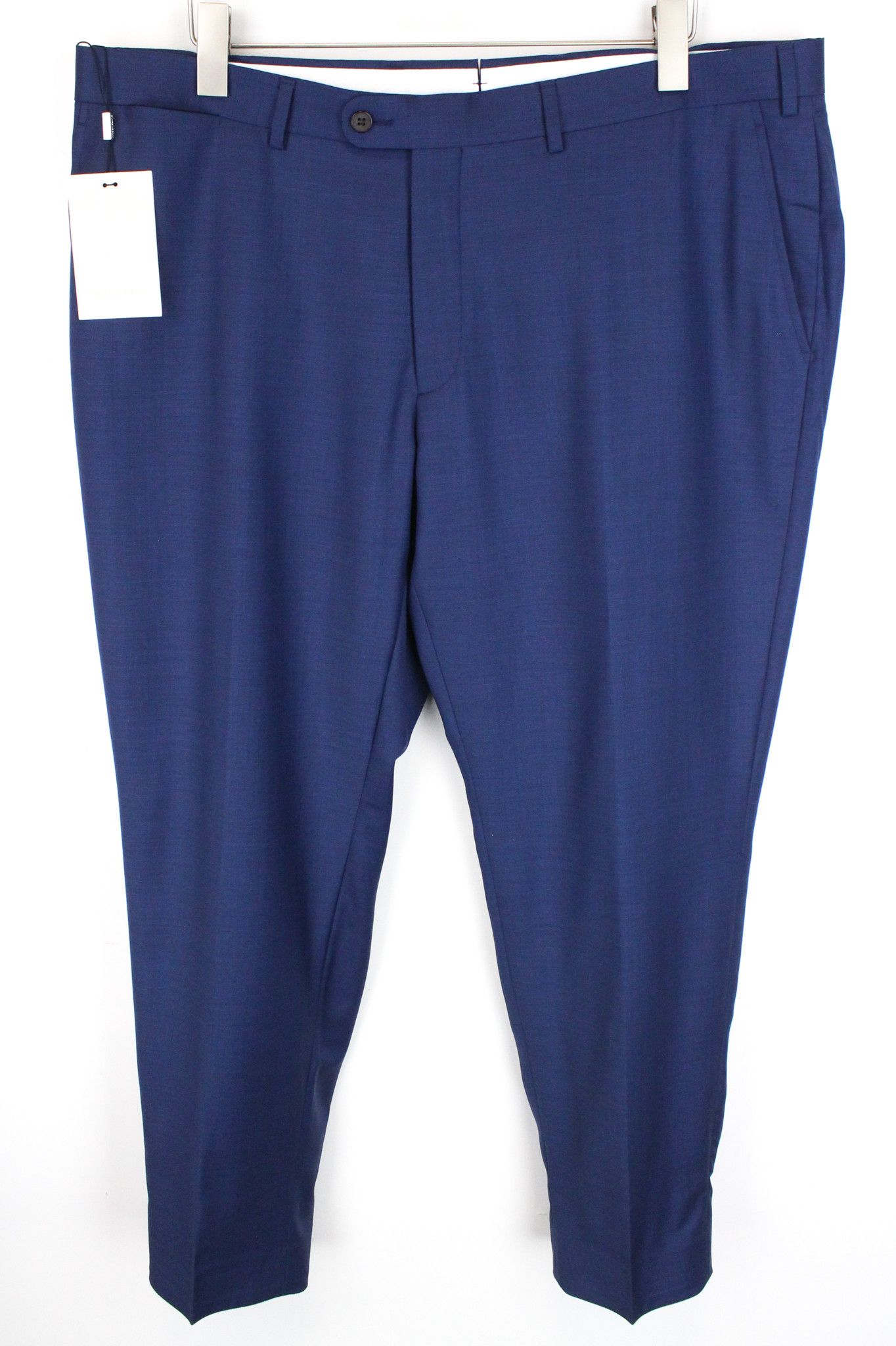 Suitsupply BRESCIA UK42R Blue Wool Trousers 66754 Size US 42 / EU 58 - 1 Thumbnail