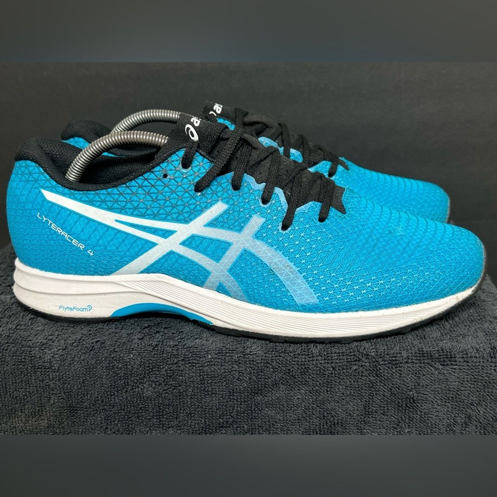 Asics Asics LYTERACER 4 Running Mens Size 10.5 Island Blue White Size US 10.5 / EU 43-44 - 2 Thumbnail