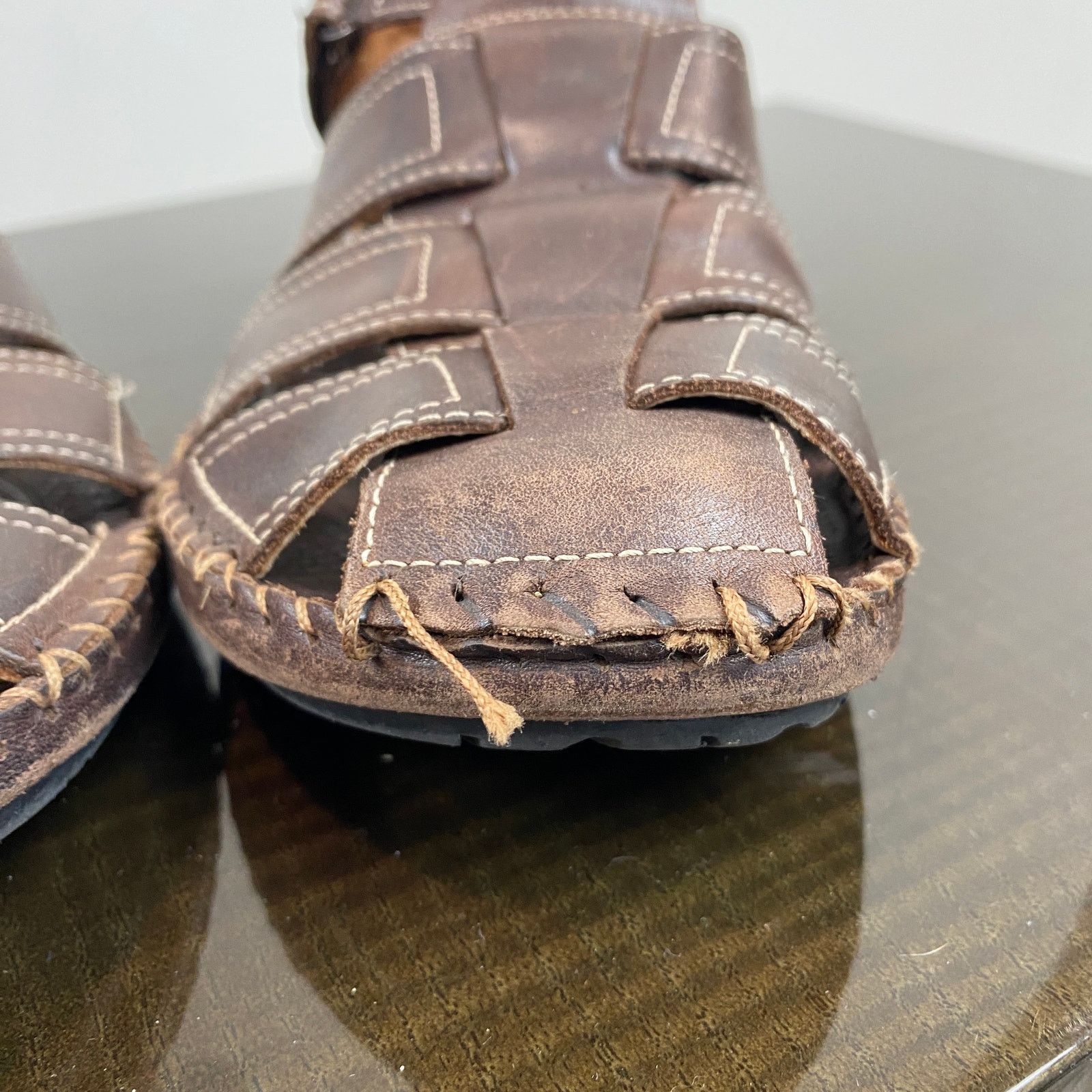 Other Pikolinos Tarifa Leather Fisherman Slip On Sandals 43/9-9.5 Size US 9 / EU 42 - 11 Thumbnail