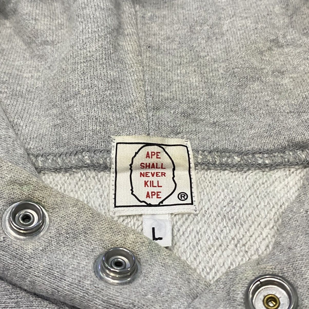 Bape Bapeman Logo Gray Hoodie Size US L / EU 52-54 / 3 - 2 Thumbnail