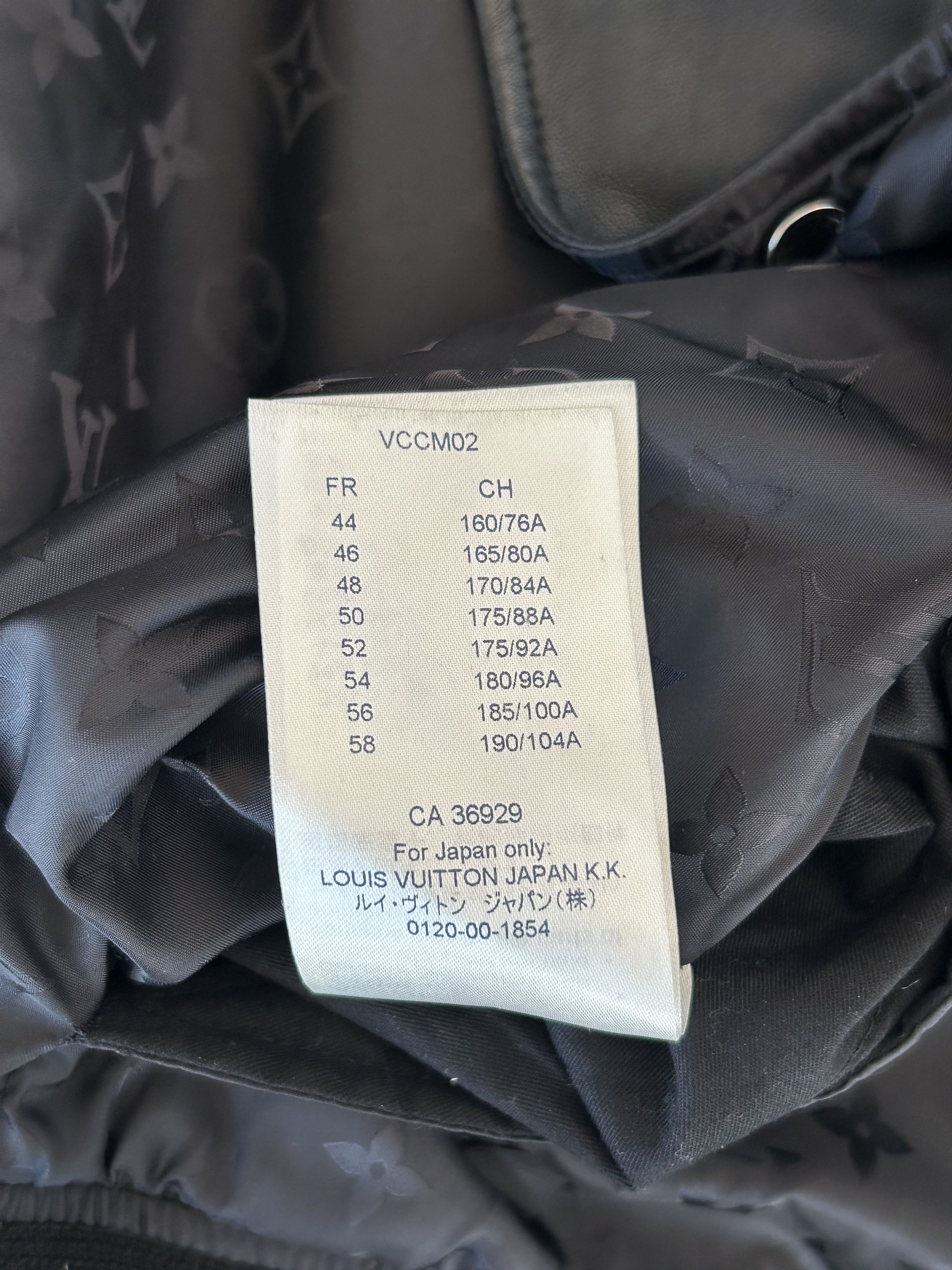 Louis Vuitton Louis Vuitton Black Monogram Reversible Leather Jacket Size US XL / EU 56 / 4 - 8 Thumbnail