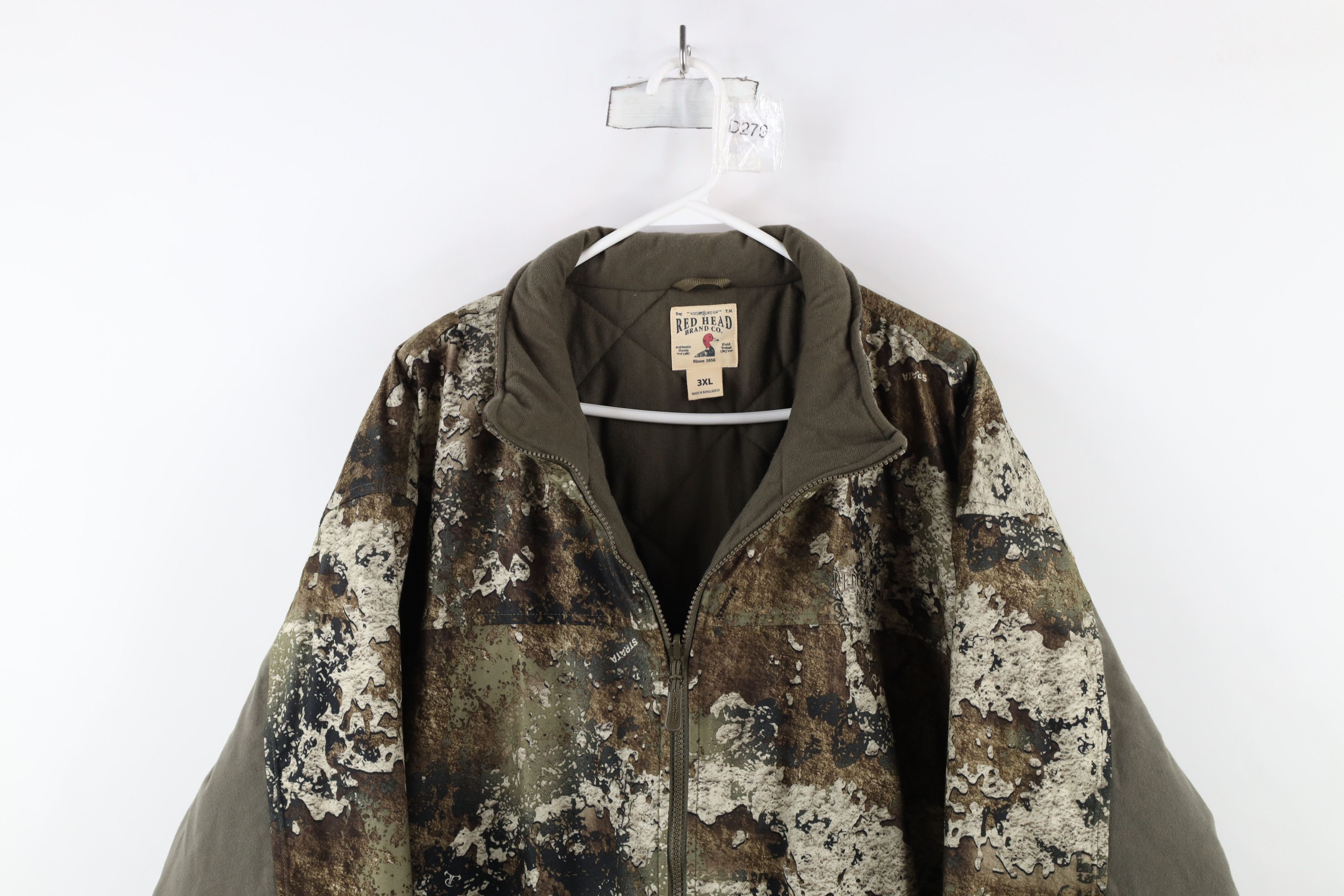 Vintage Vintage Streetwear Quilted Strata Camouflage Full Zip Jacket Size US XXL / EU 58 / 5 - 2 Thumbnail
