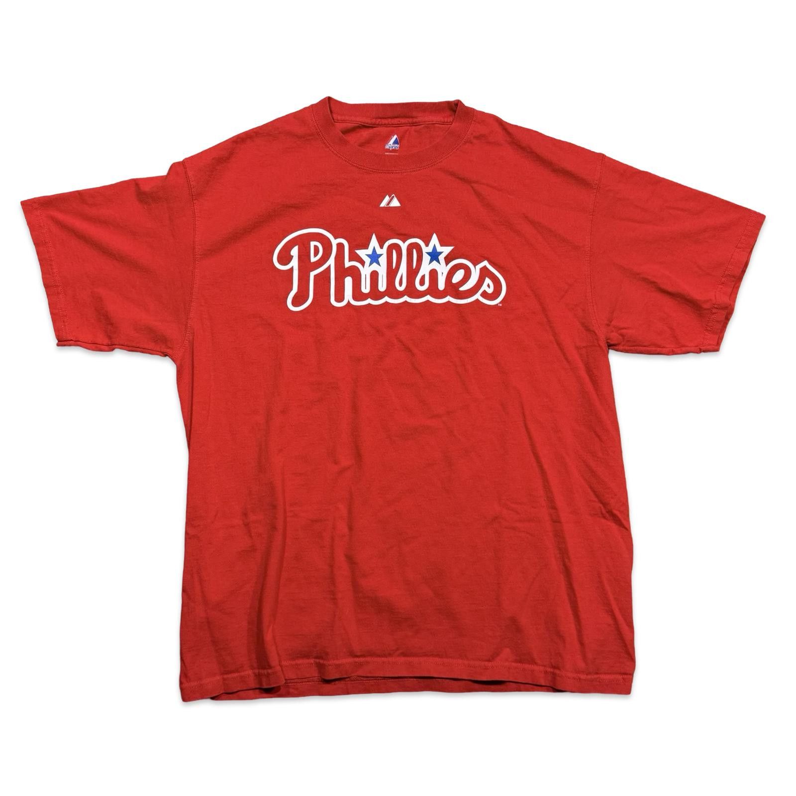 Majestic Phillies Majestic Y2K Victorino MLB T-Shirt Size US XL / EU 56 / 4 - 1 Thumbnail