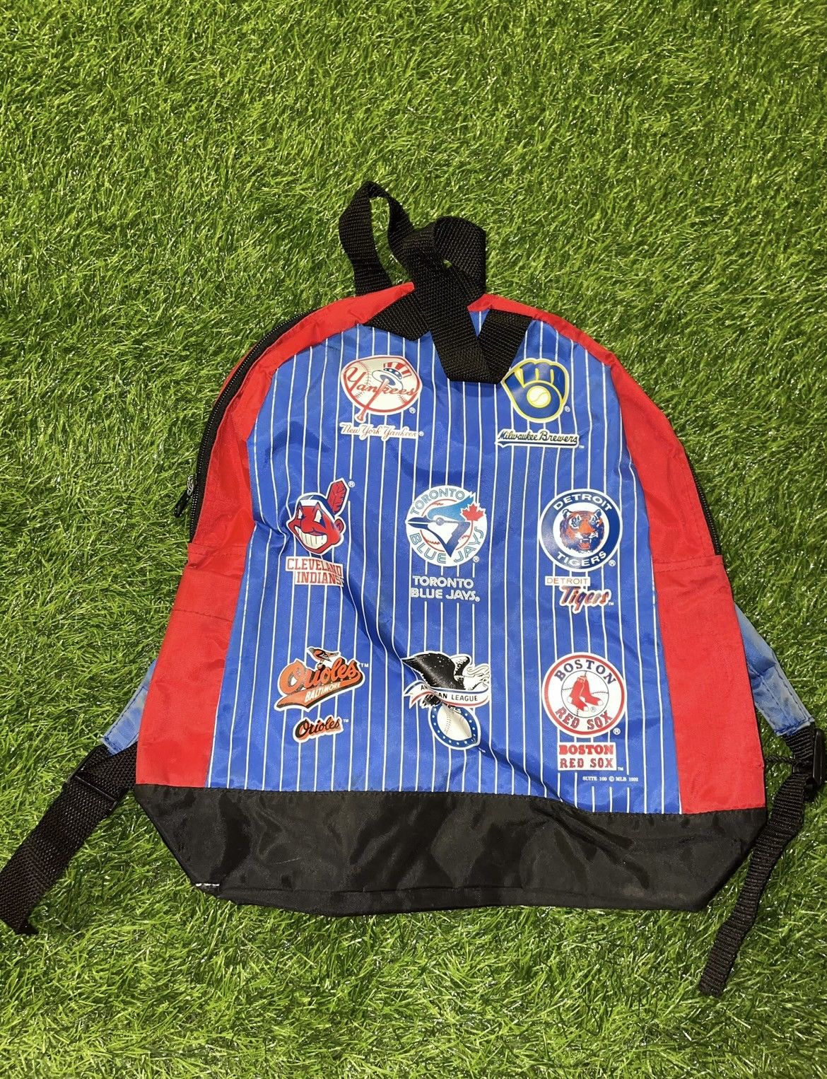 MLB × Vintage Vintage MLB 1992 Baseball Kids Backpack Size ONE SIZE - 1 Thumbnail