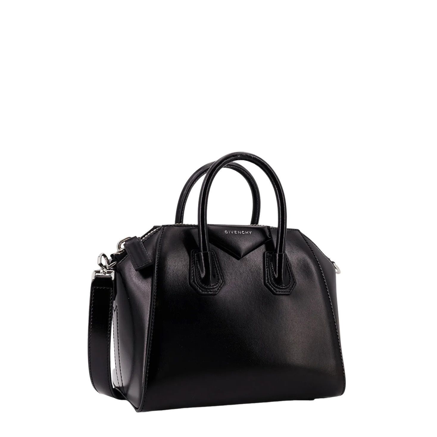 Givenchy GIVENCHY Antigona Mini Black Smooth Leather Handbag New And Size ONE SIZE - 3 Thumbnail