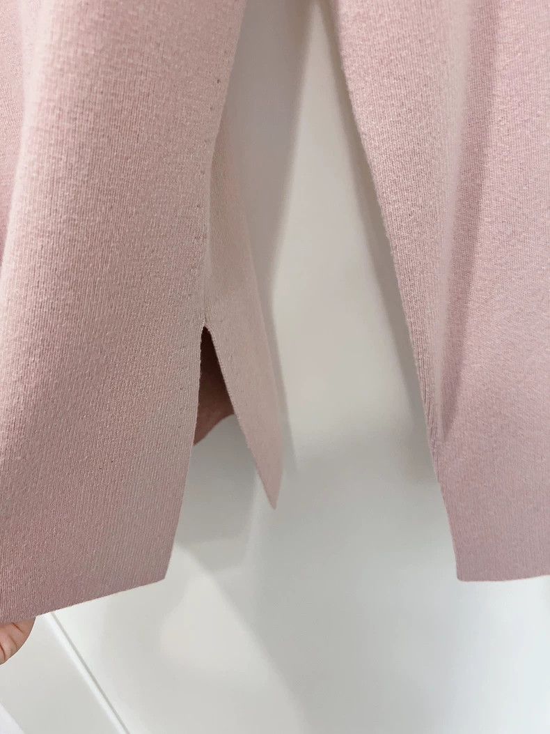 Loro Piana LORO PIANA Small cashmere nude pink V-neck knit sweater to Size M / US 6-8 / IT 42-44 - 6 Thumbnail
