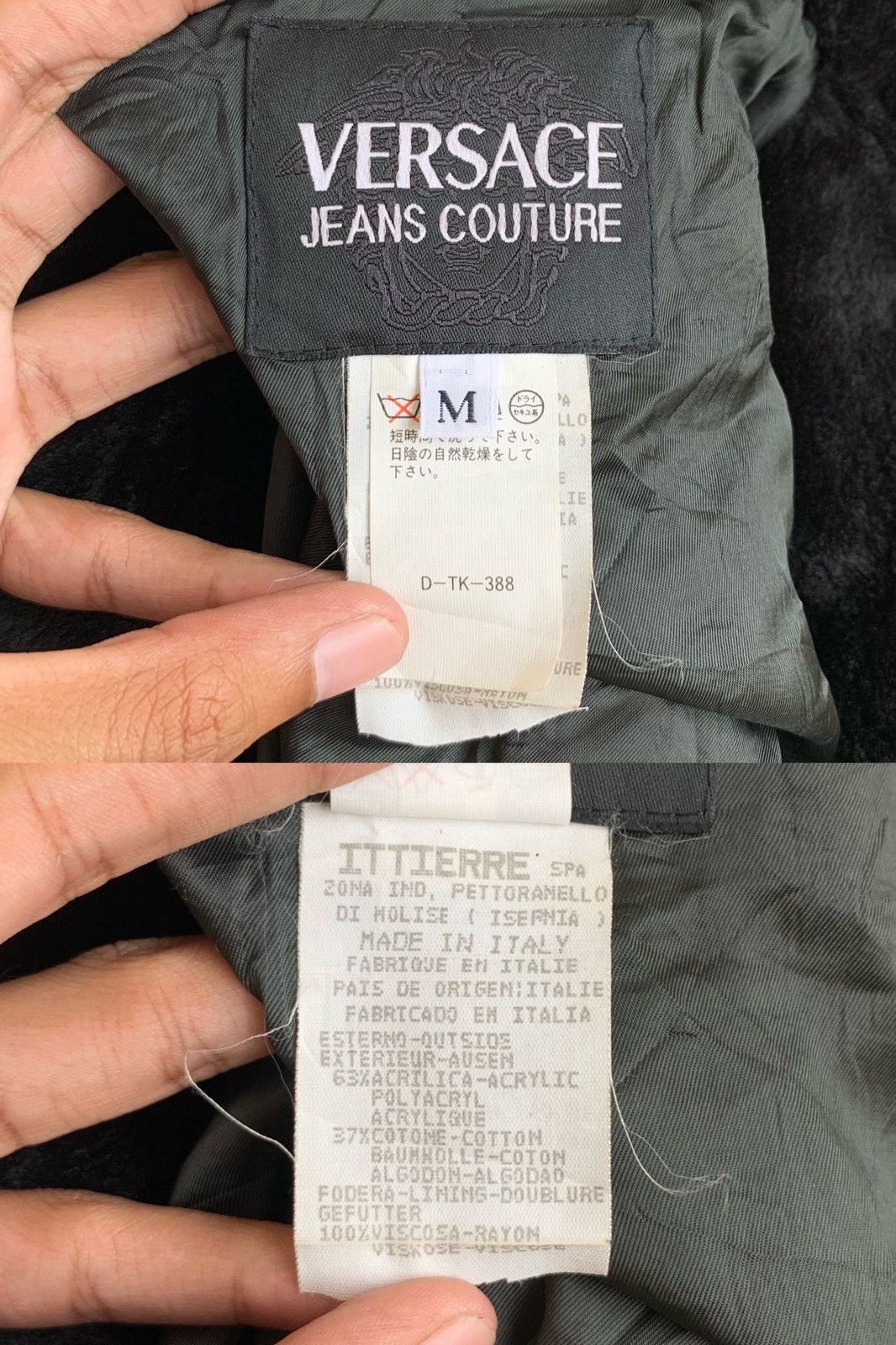 Versace Versace Velvet Heavy Long Jacket Size M / US 6-8 / IT 42-44 - 5 Thumbnail