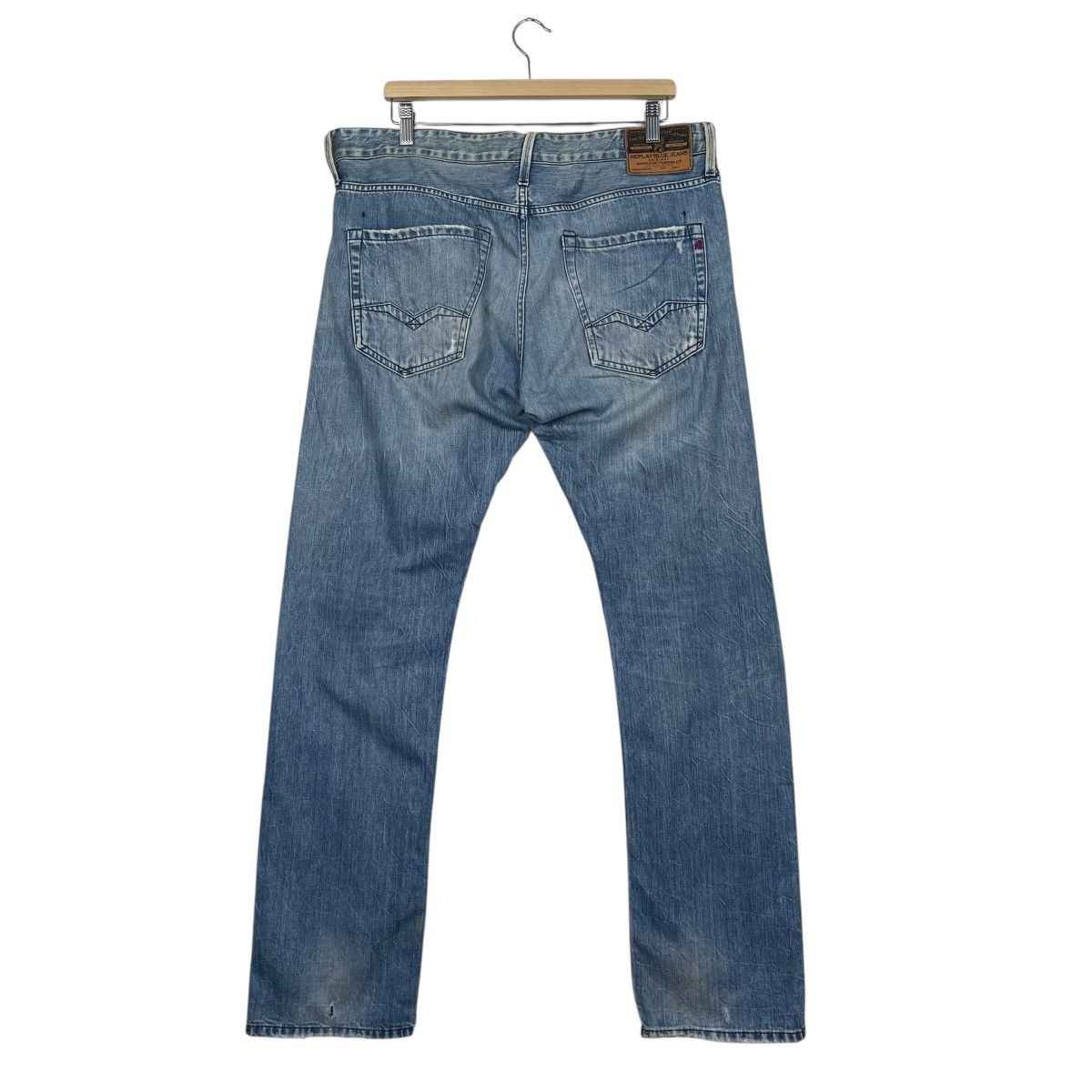 Replay Replay Distressed Zipper Fly Jeans W 36 Size US 36 / EU 52 - 14 Thumbnail