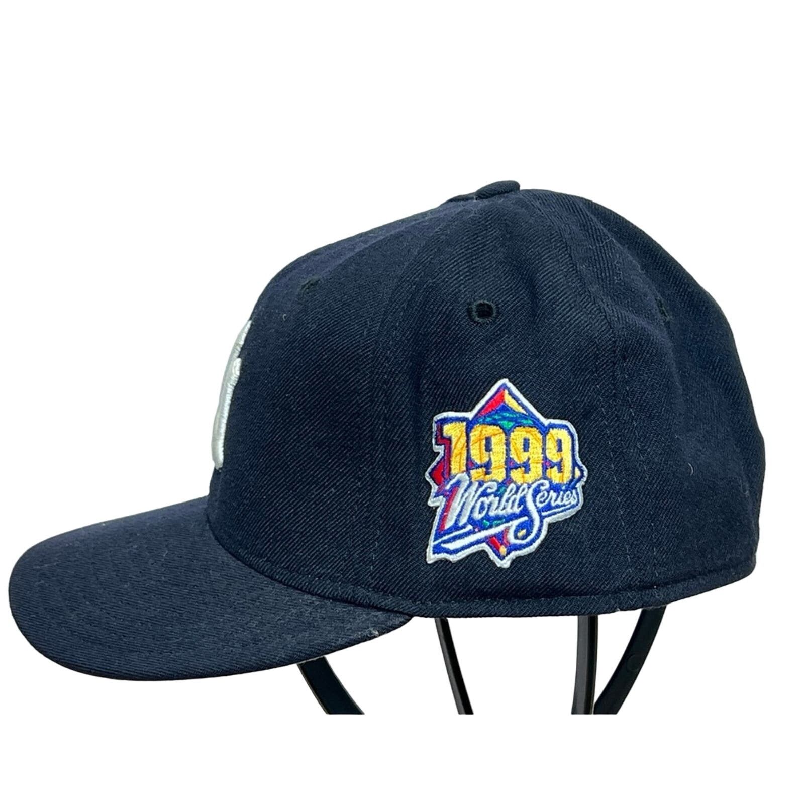 New Era Yankees 1999 World Series Diamond Fitted Hat USA SIZE 7 RARE Size ONE SIZE - 3 Thumbnail