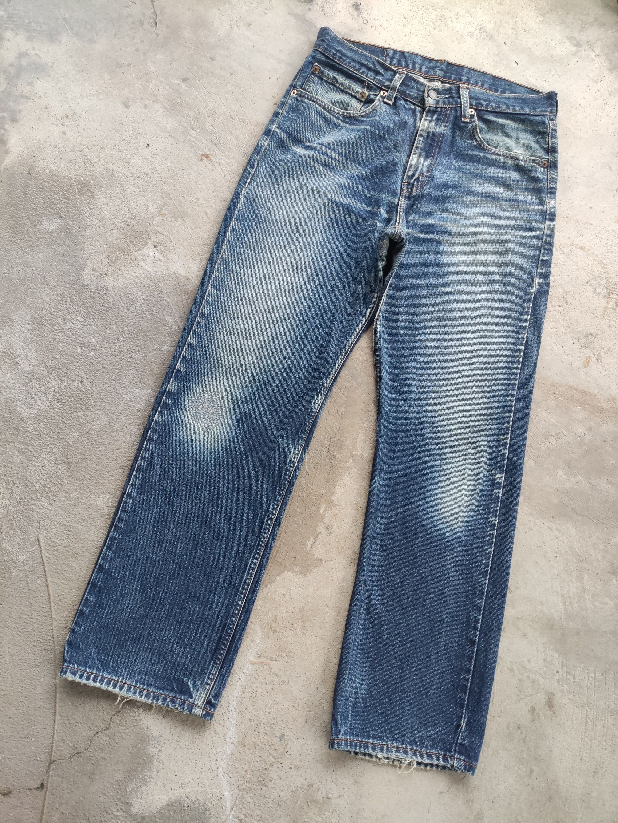 Levi's Vintage Levis Japan Jean Distressed Faded Denim Size US 33 - 2 Thumbnail
