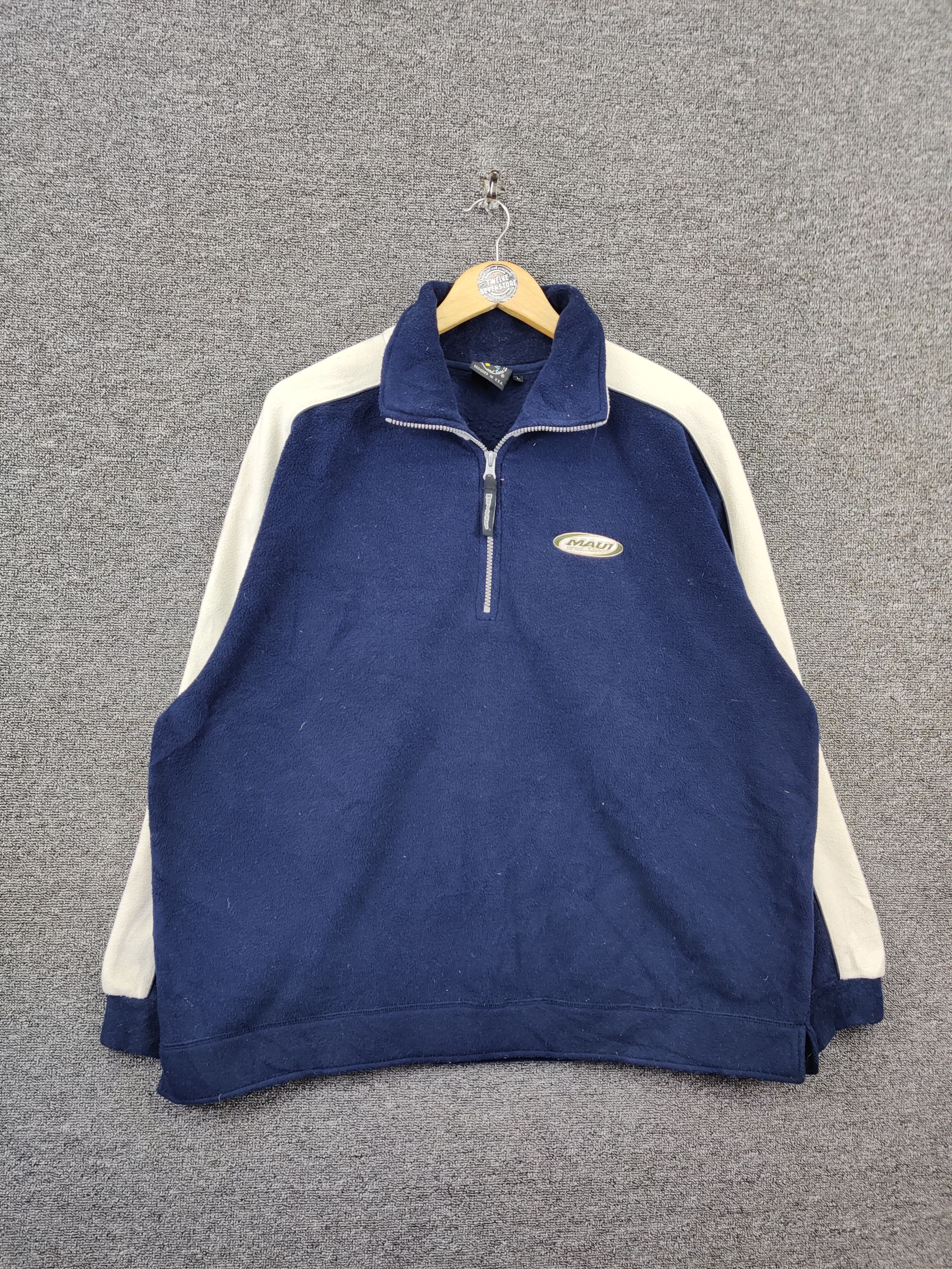 Maui and Sons Vintage Maui And Sons Fleece Zipper Jacket Size US L / EU 52-54 / 3 - 1 Thumbnail
