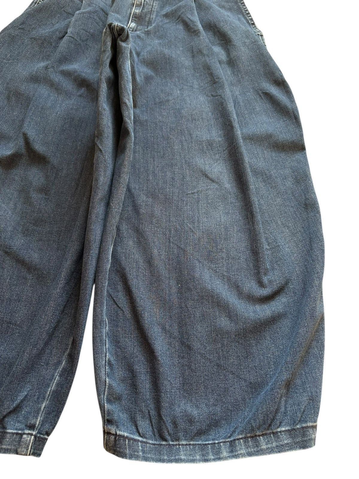 Japanese Brand Vintage Japanese Brand Mud Wash Baggy Jean Shorts Jorts Size US 29 - 7 Thumbnail