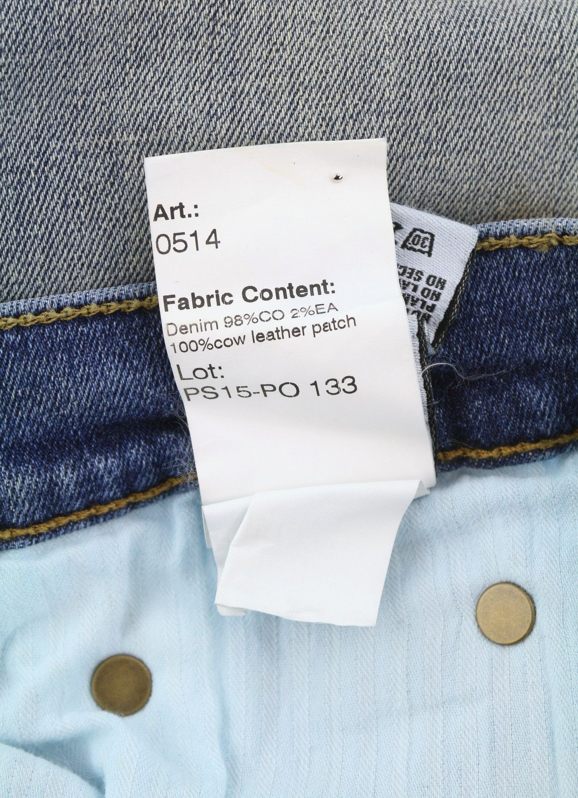 R13 THE DROP 24 Crosby Faded Dirty Look Cropped Crotch 86485 Size 24" / US 00 / IT 34 - 10 Thumbnail