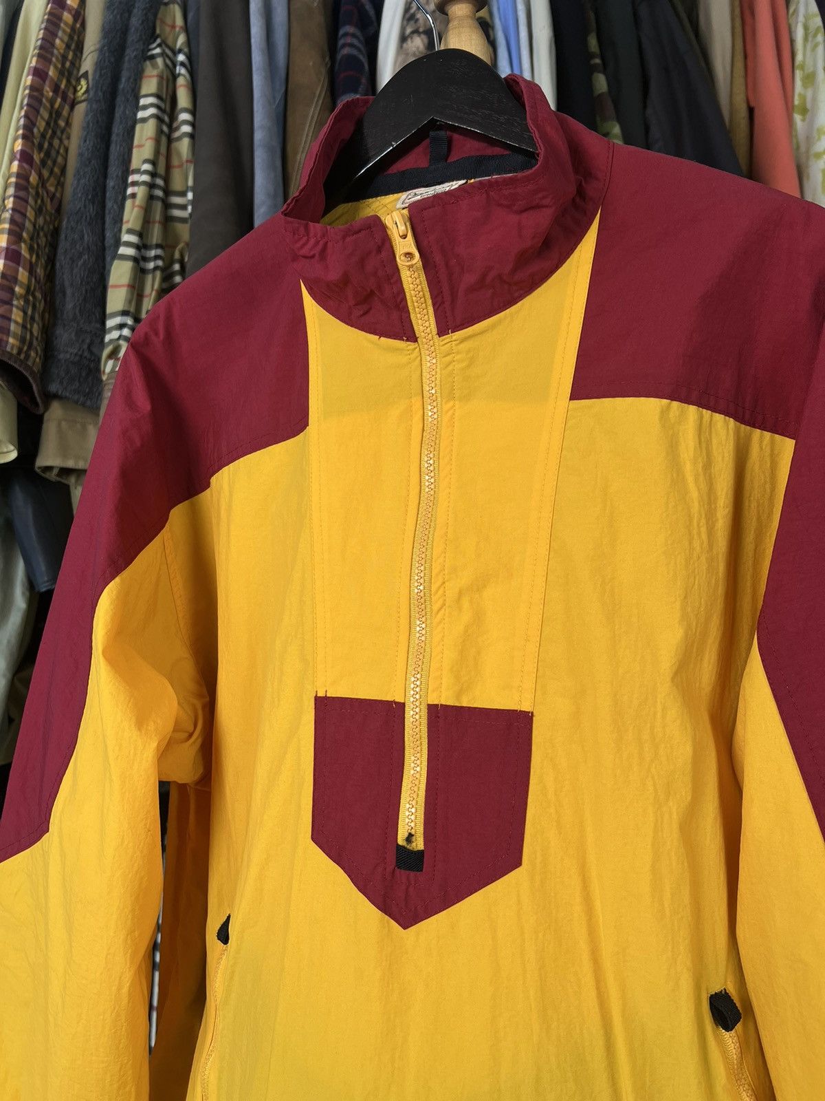 Woolrich Woolen Mills Woolrich Vintage 1/2 Zip Yellow Jacket Size M - L Size US L / EU 52-54 / 3 - 3 Thumbnail