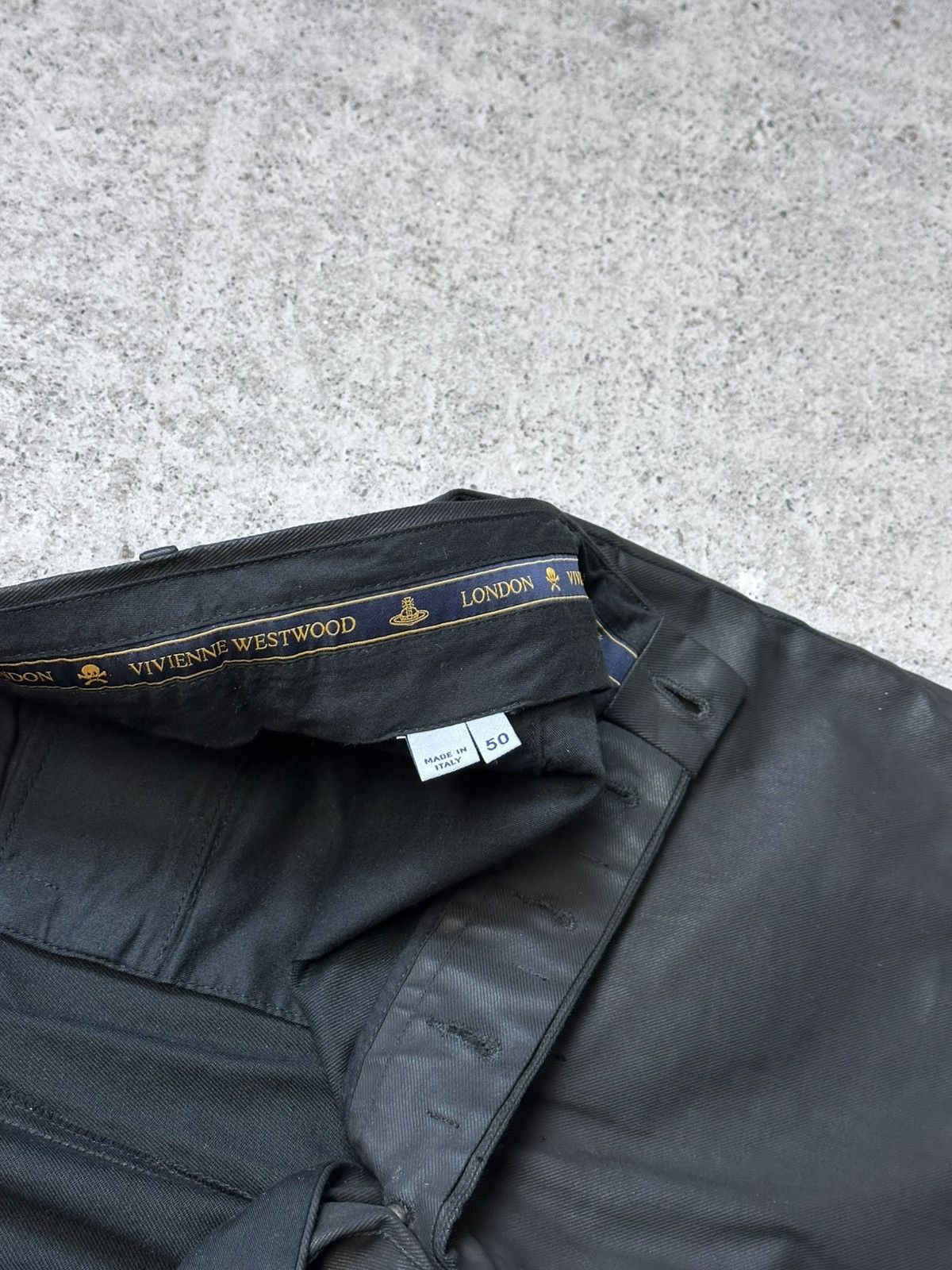 Vivienne Westwood Vivienne Westwood Black Biker Pants Panelled Slim Fit Size US 34 / EU 50 - 10 Thumbnail