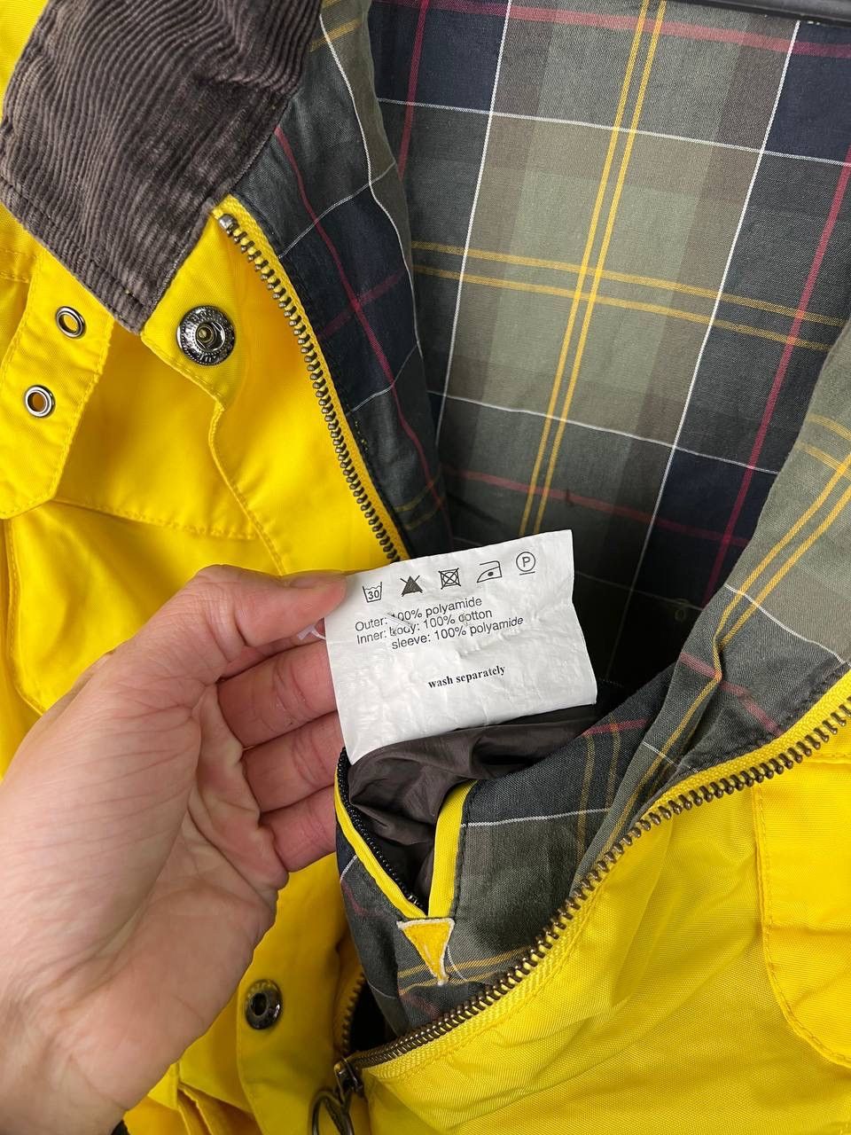 Barbour × Vintage Barbour International rainbow silver jacket woman size 6 Size XS / US 0-2 / IT 36-38 - 3 Thumbnail