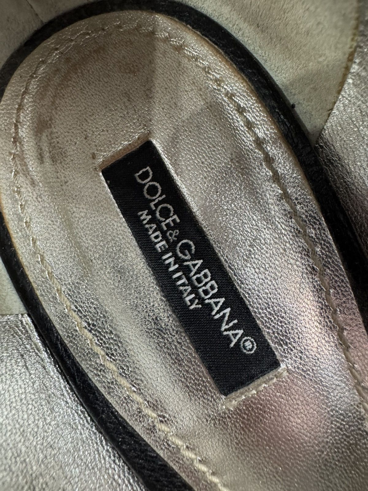Dolce & Gabbana Dolce & Gabbana D&G Black Leather Heels size 40 luxury Size US 10 / IT 40 - 9 Thumbnail