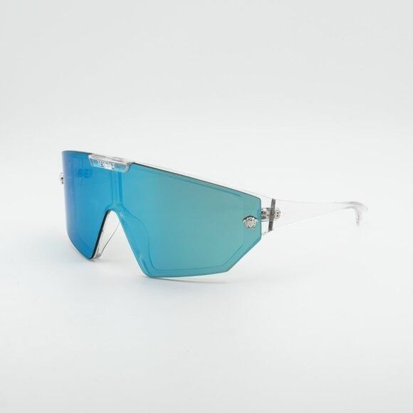 Versace Versace VE4461 148/6V Sunglasses Crystal Shield Frame Size ONE SIZE - 7 Thumbnail