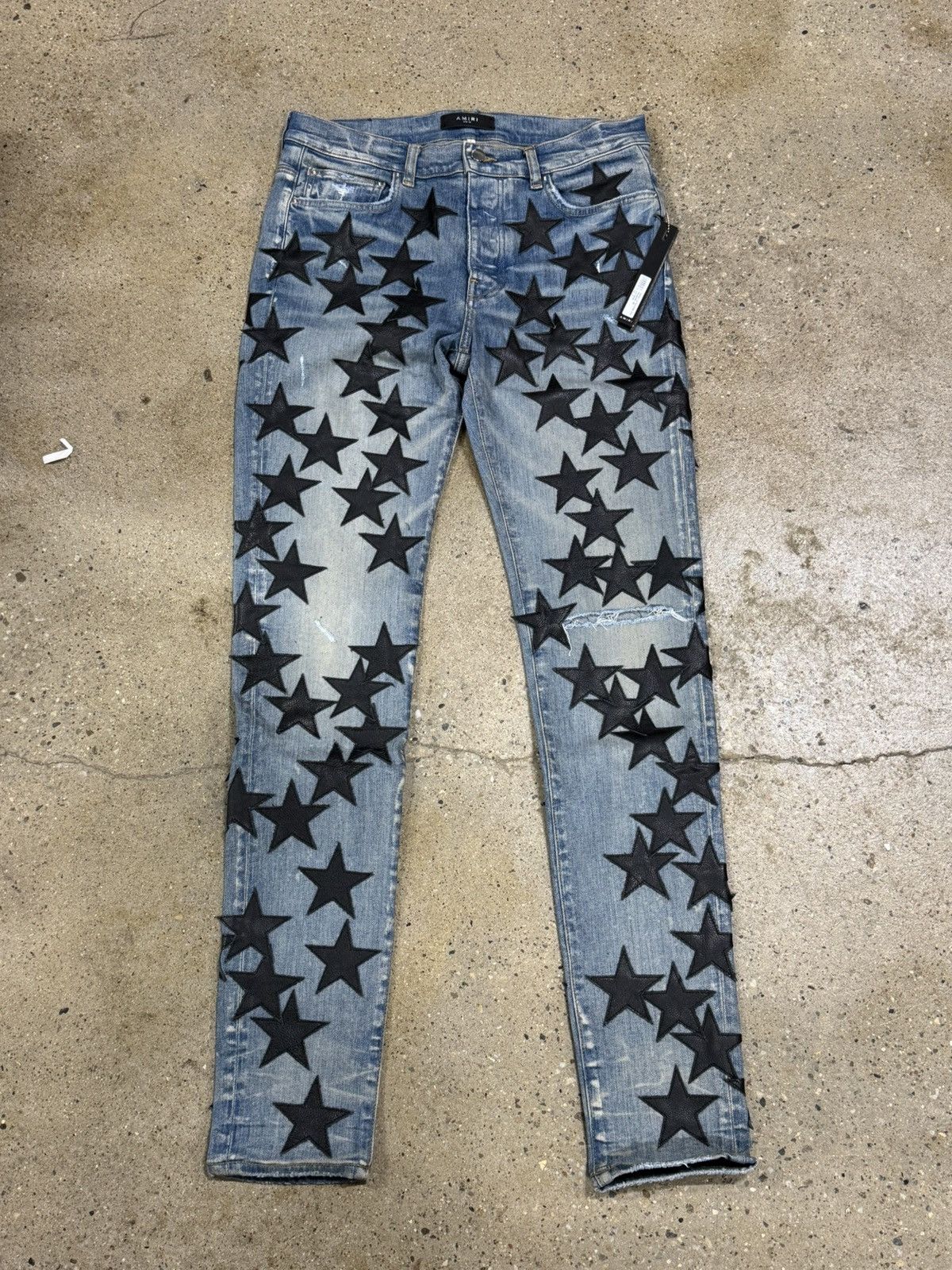 Amiri Amiri Chemist Star Denim Jeans NEW 2400$ Size US 33 - 1 Thumbnail