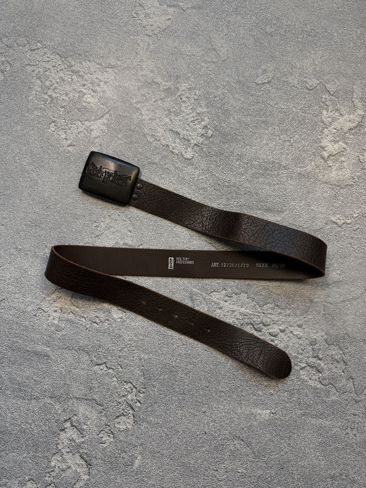 Levi's Vintage Levi’s Belt Big Logo Made in Italy Size 38 - 7 Thumbnail