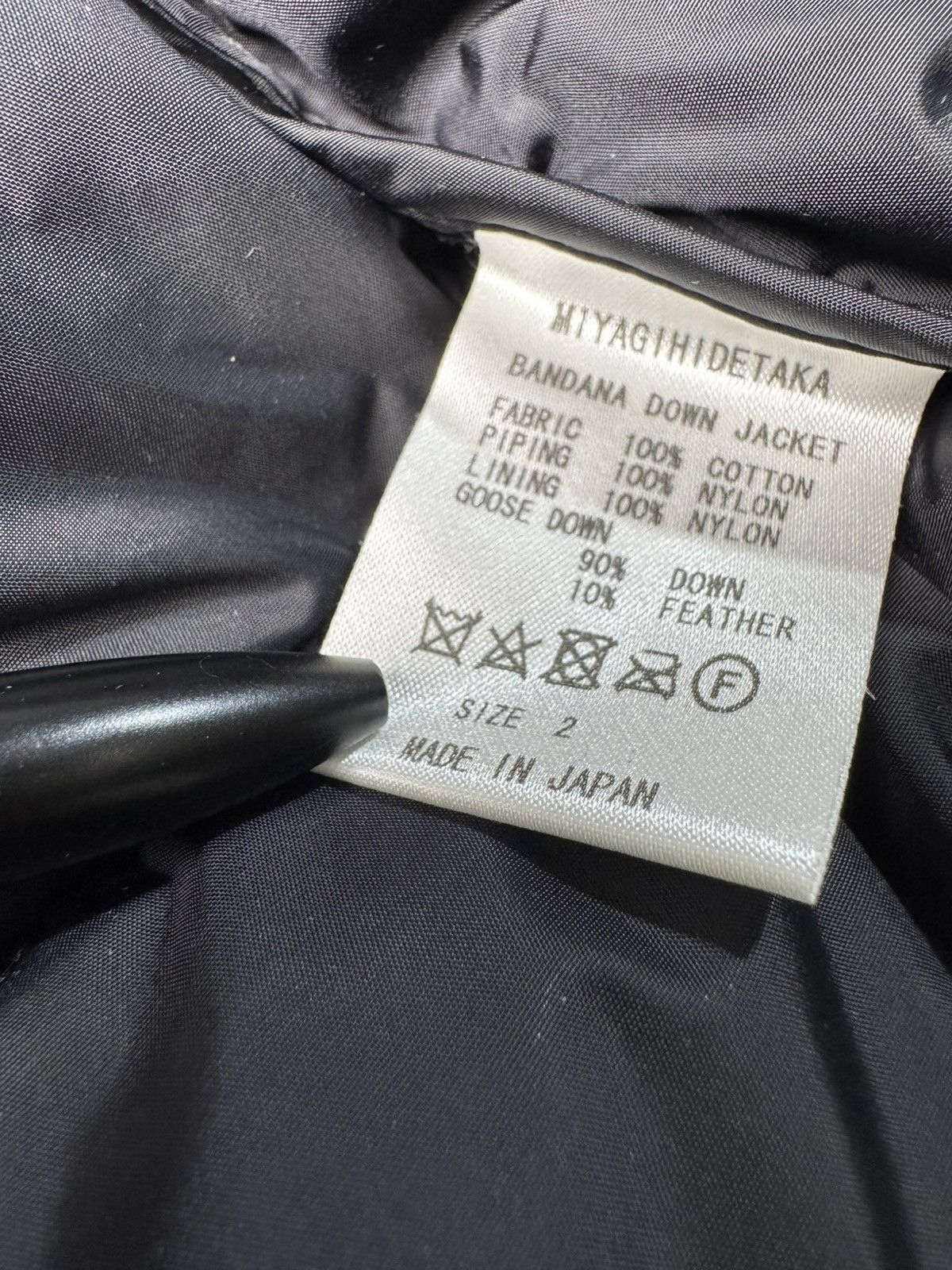 Japanese Brand Miyagi hidetaka bandana down jacket Size US M / EU 48-50 / 2 - 15 Thumbnail