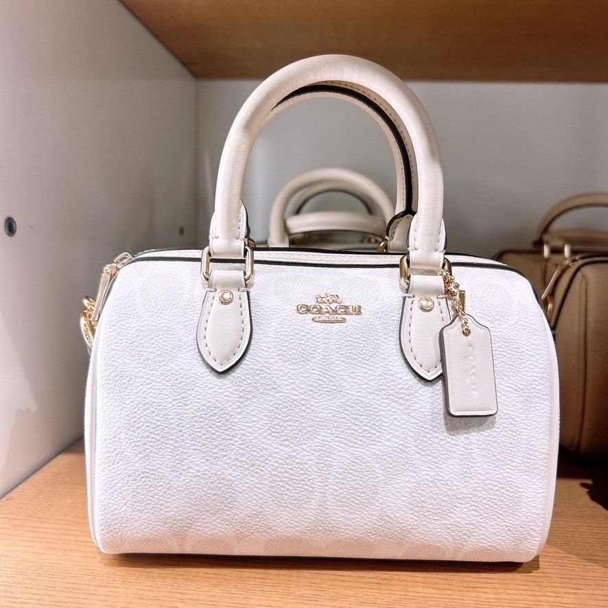Coach Mini Rowan Crossbody Bag In Signature Canvas CW329 Size ONE SIZE - 5 Thumbnail